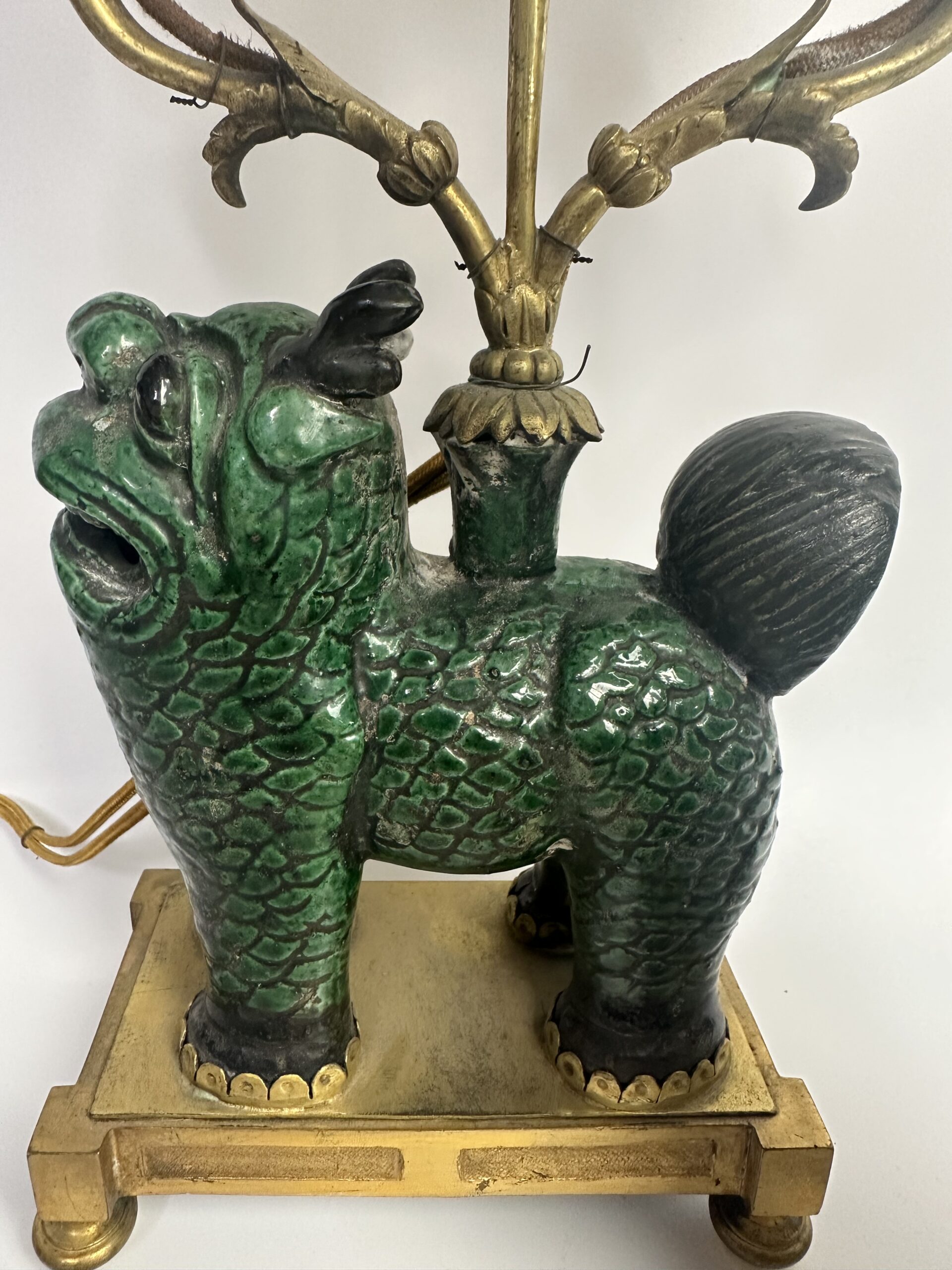 Ancienne paire de lampe chien de Fô – Image 6