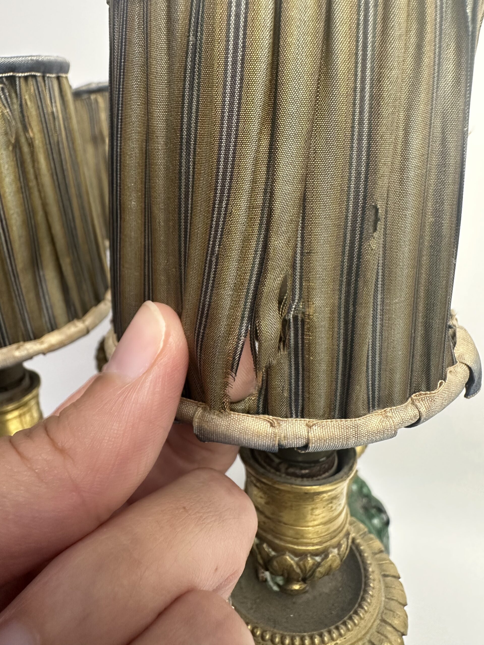 Ancienne paire de lampe chien de Fô – Image 9