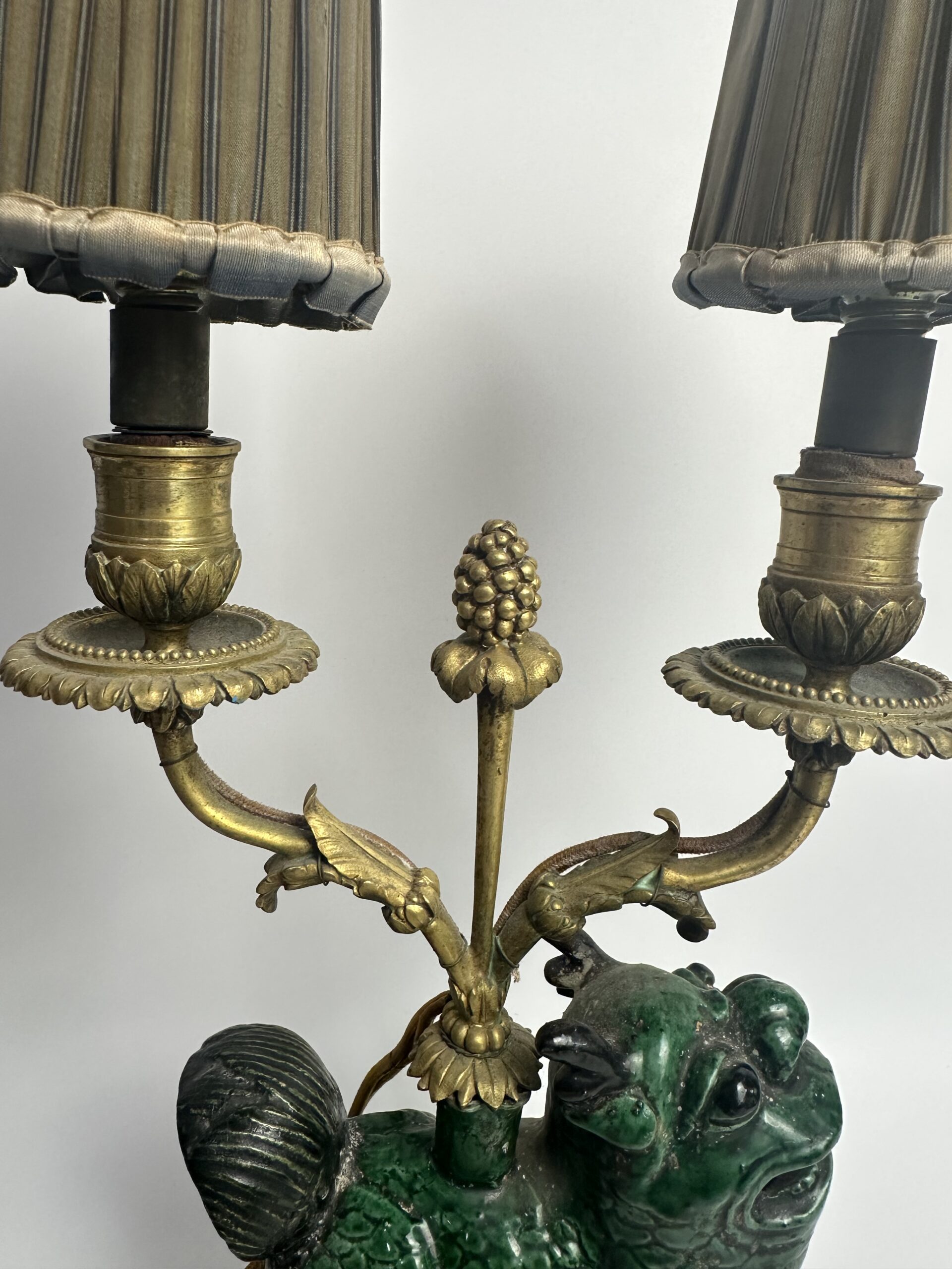 Ancienne paire de lampe chien de Fô – Image 12