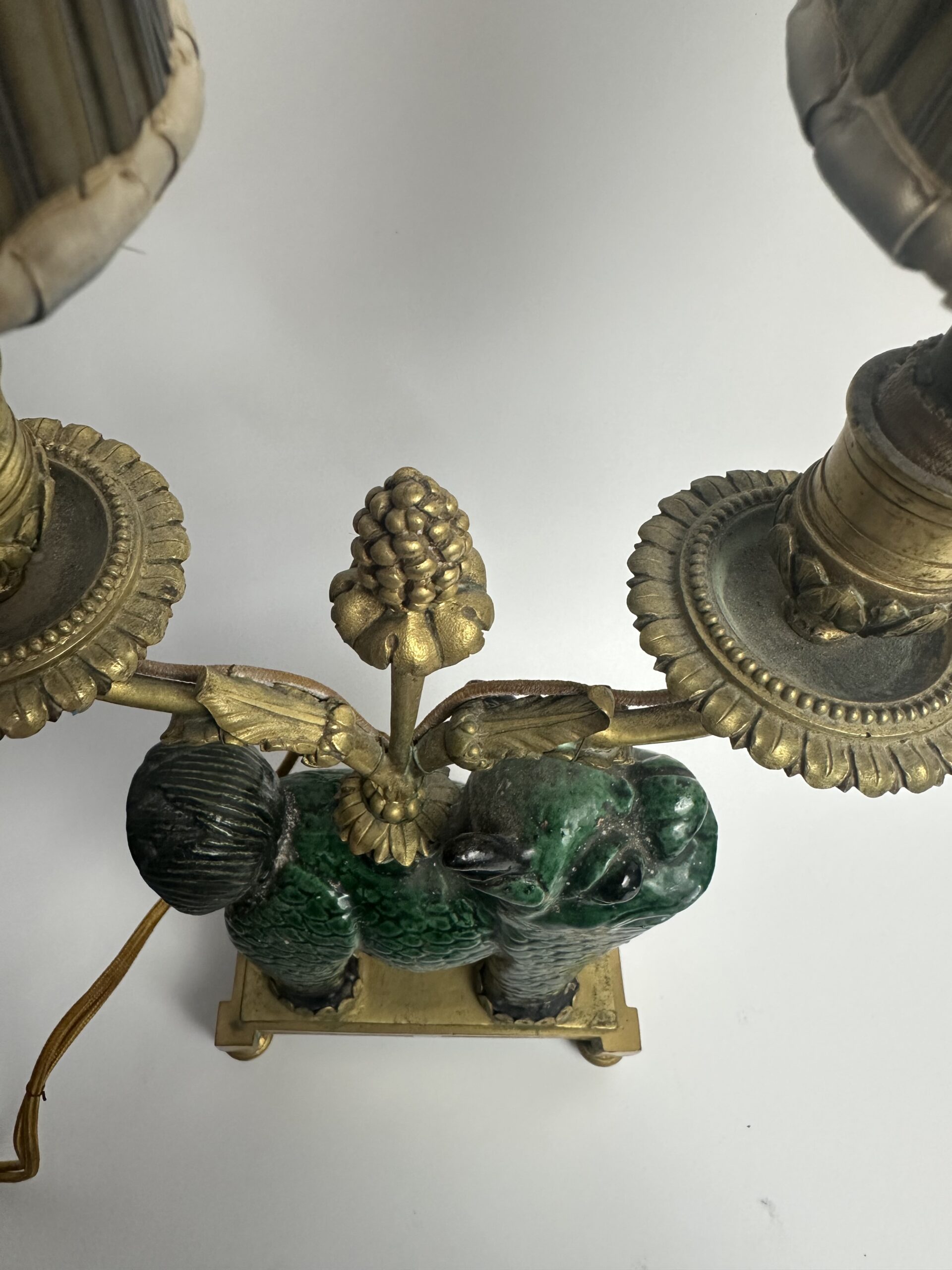 Ancienne paire de lampe chien de Fô – Image 13