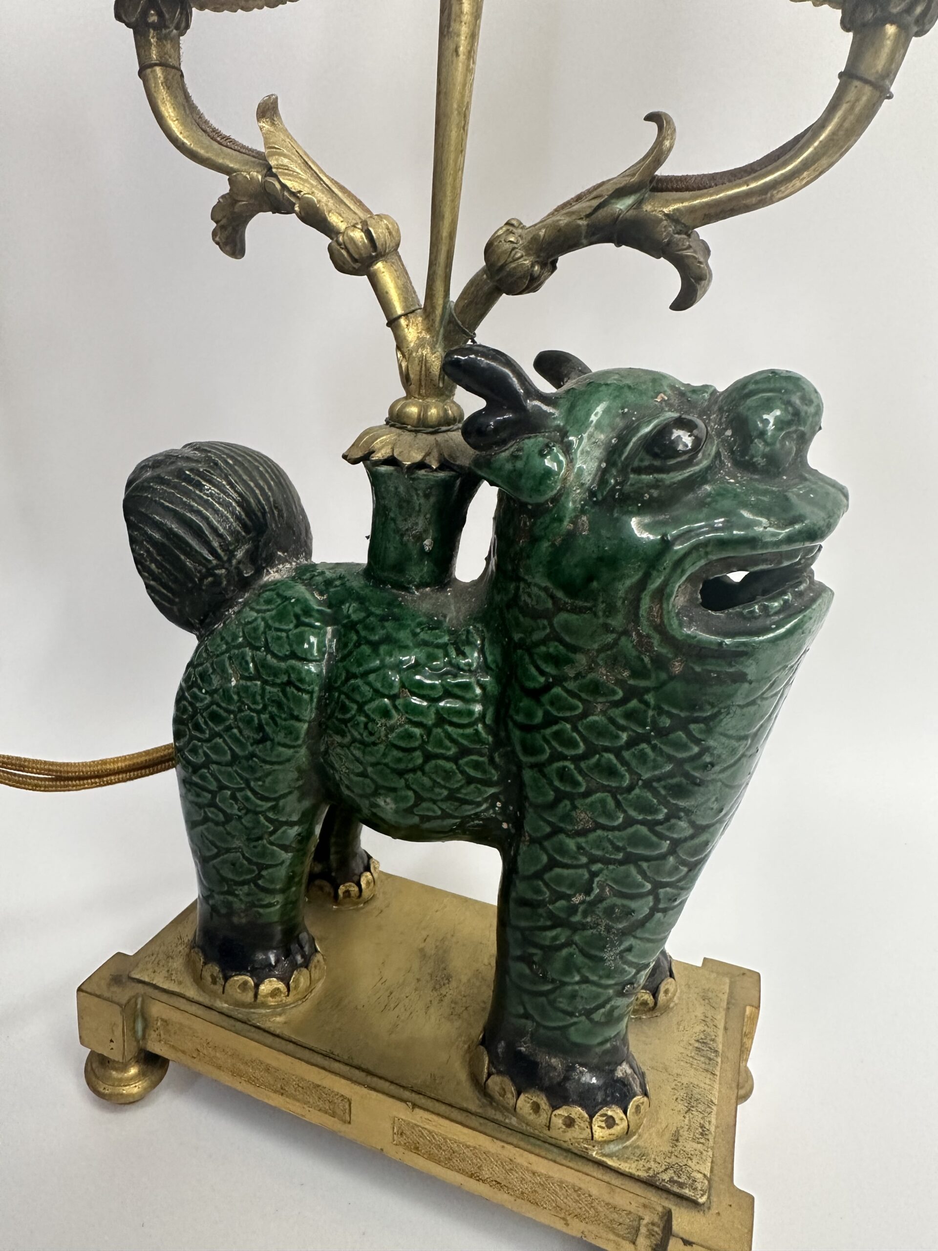 Ancienne paire de lampe chien de Fô – Image 15