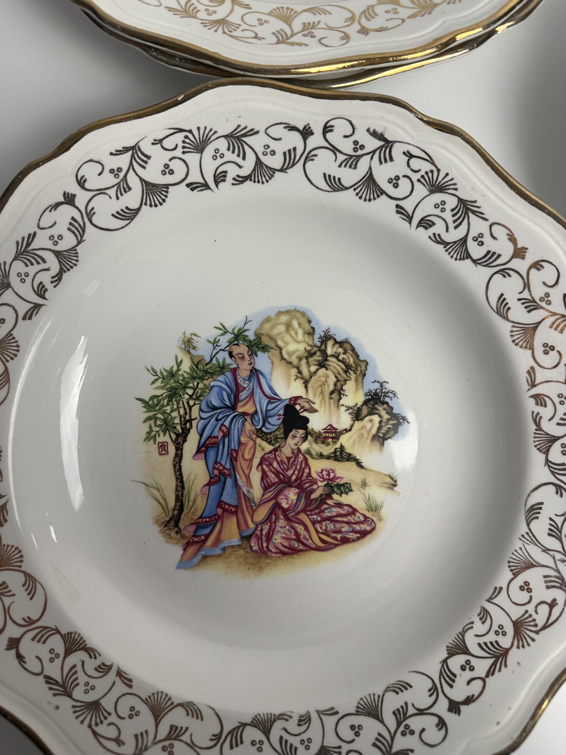 6 assiettes creuses l'Amandinoise modèle Tokio – Image 7