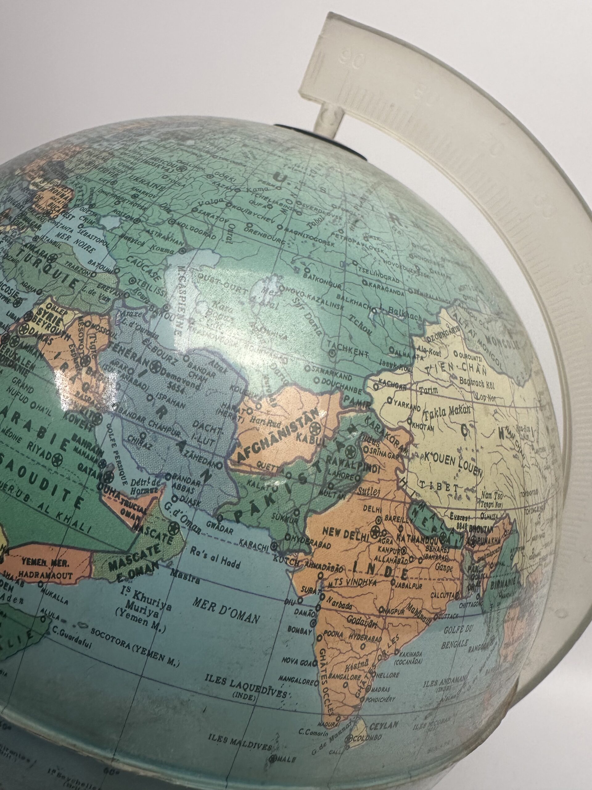 Globe terrestre lumineux Nova Rico vintage années 70 – Image 4
