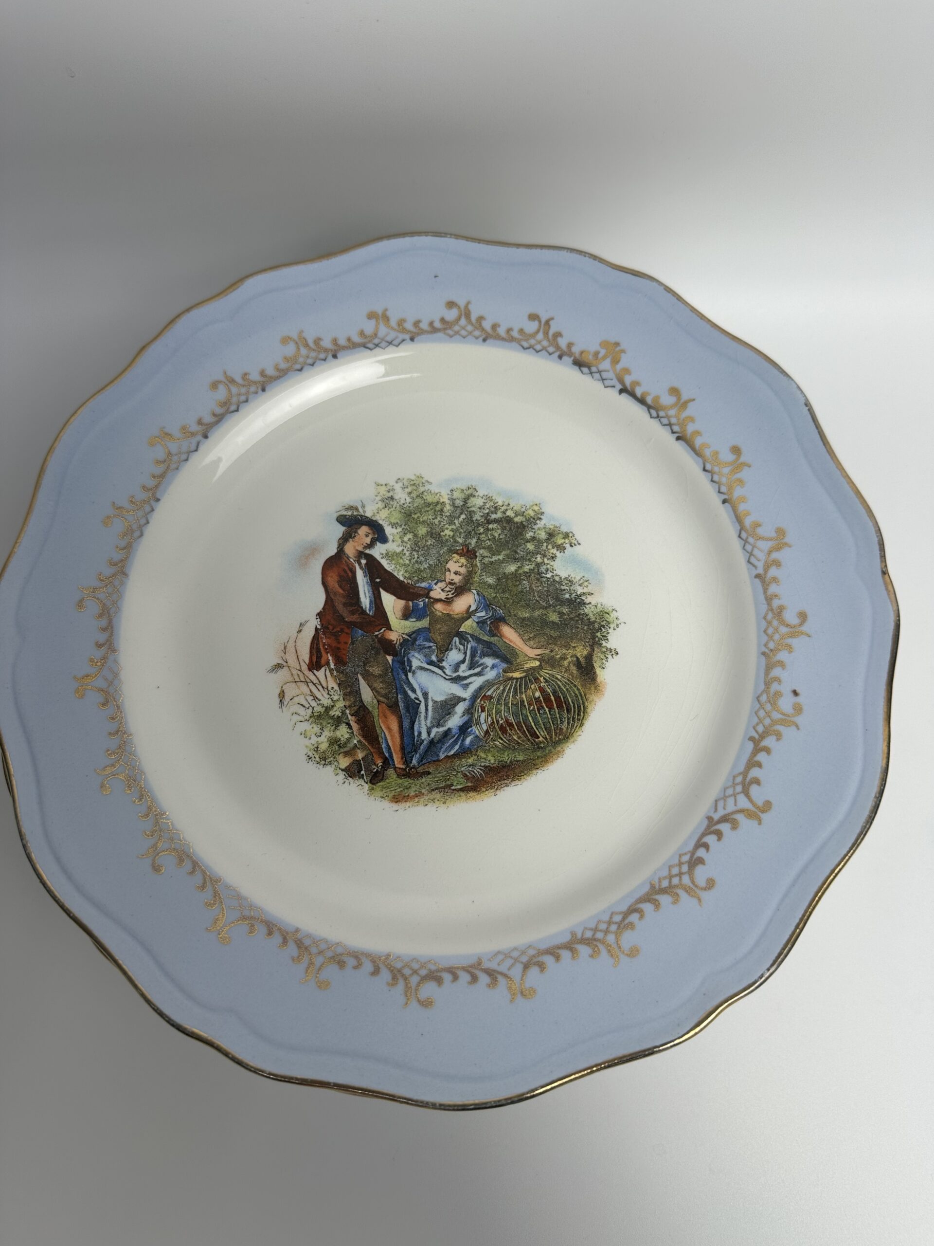 14 assiettes anciennes l'Amandinoise romantique – Image 3