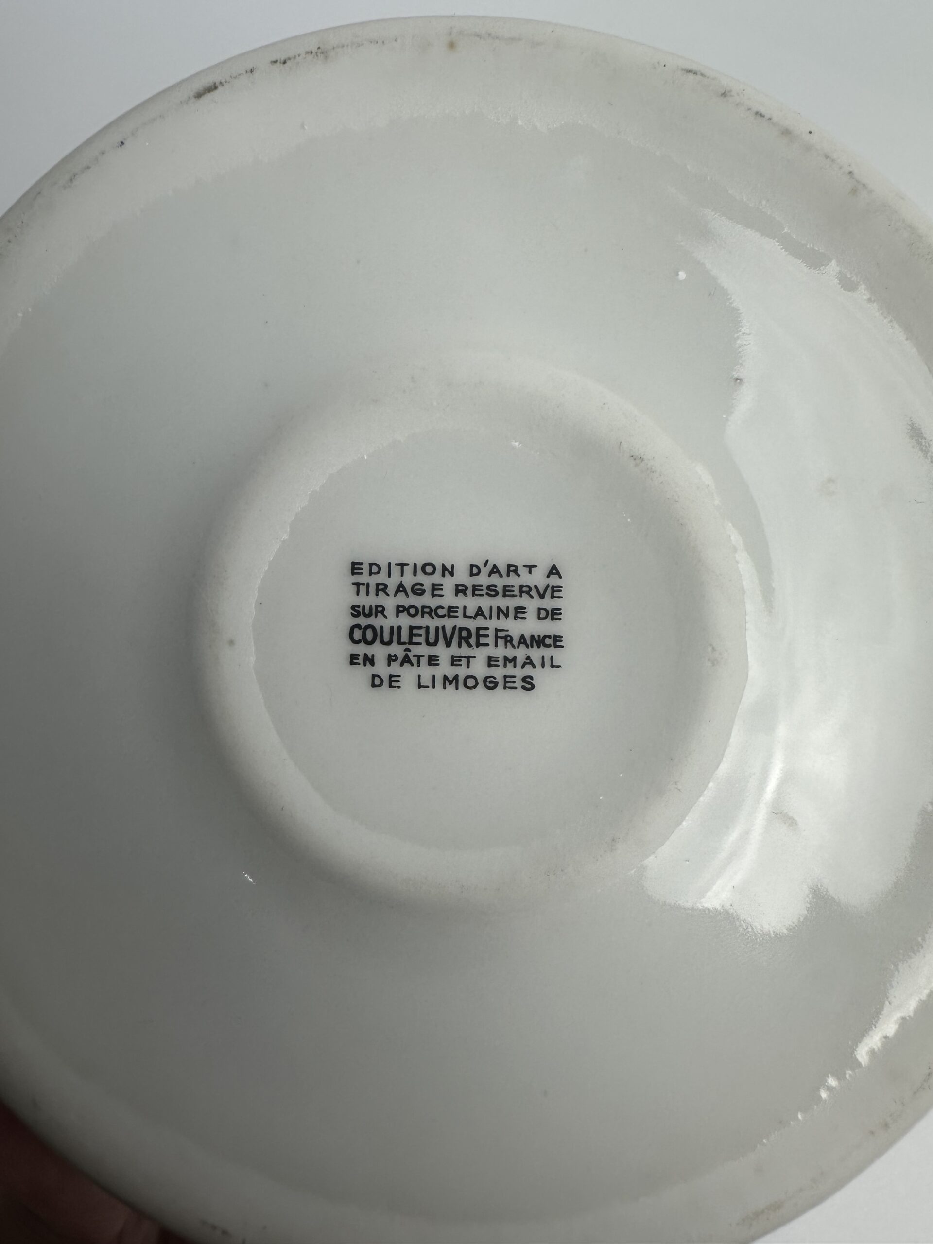 Assiette chauffante bébé porcelaine de Limoges – Image 5