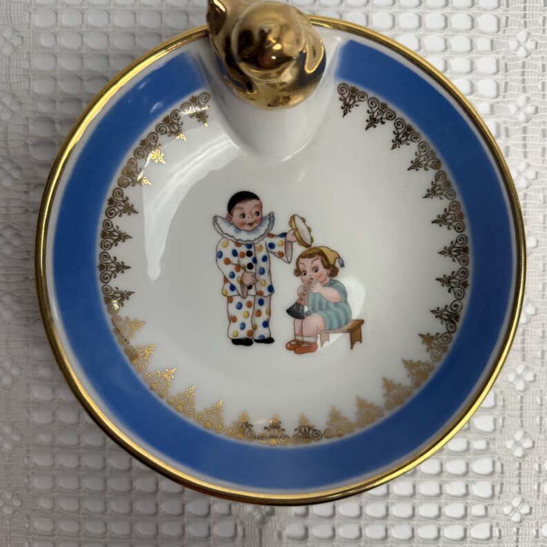 Assiette chauffante bébé porcelaine de Limoges