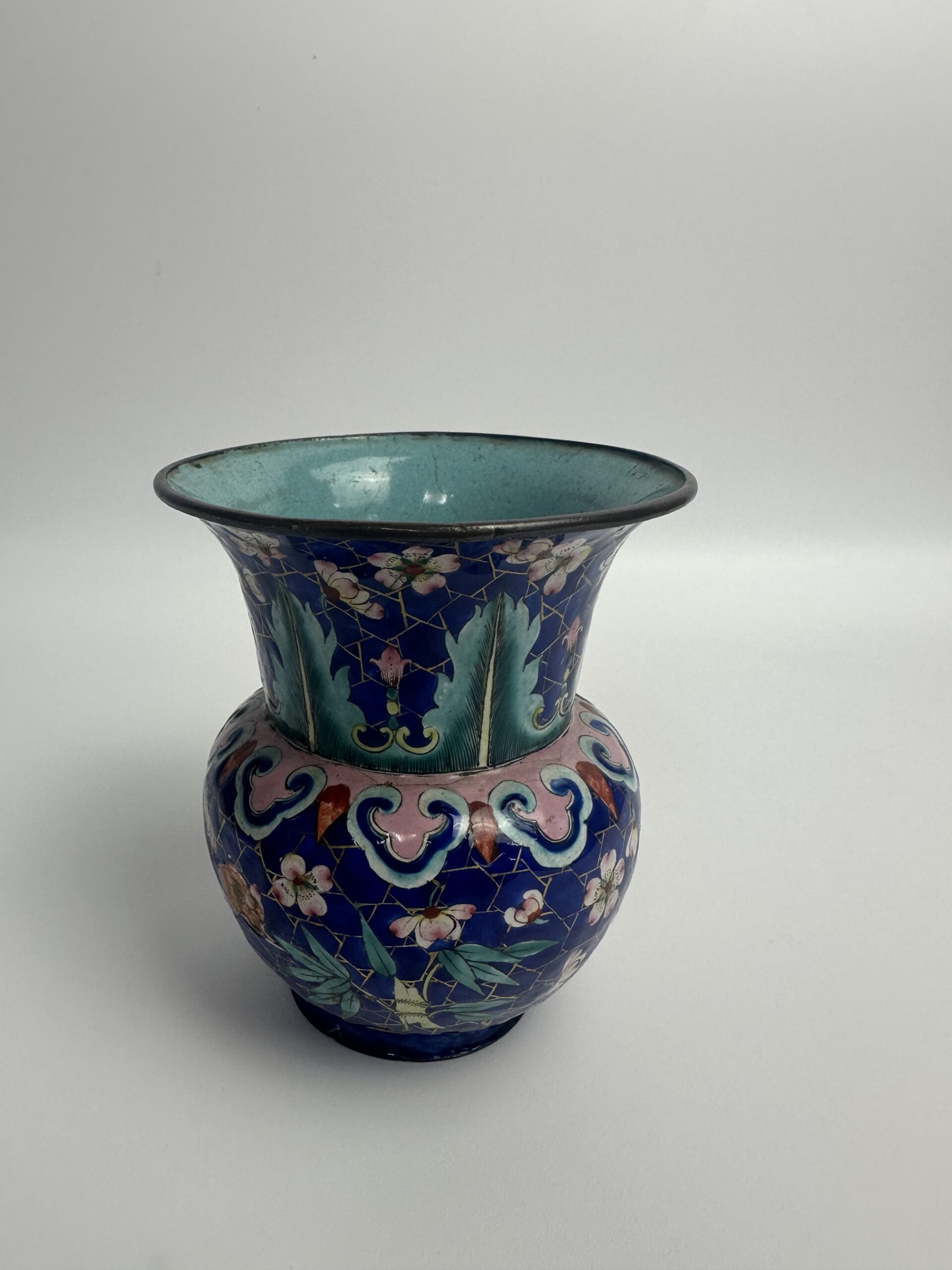 Petit vase chinois en émail cloisonné – Image 10