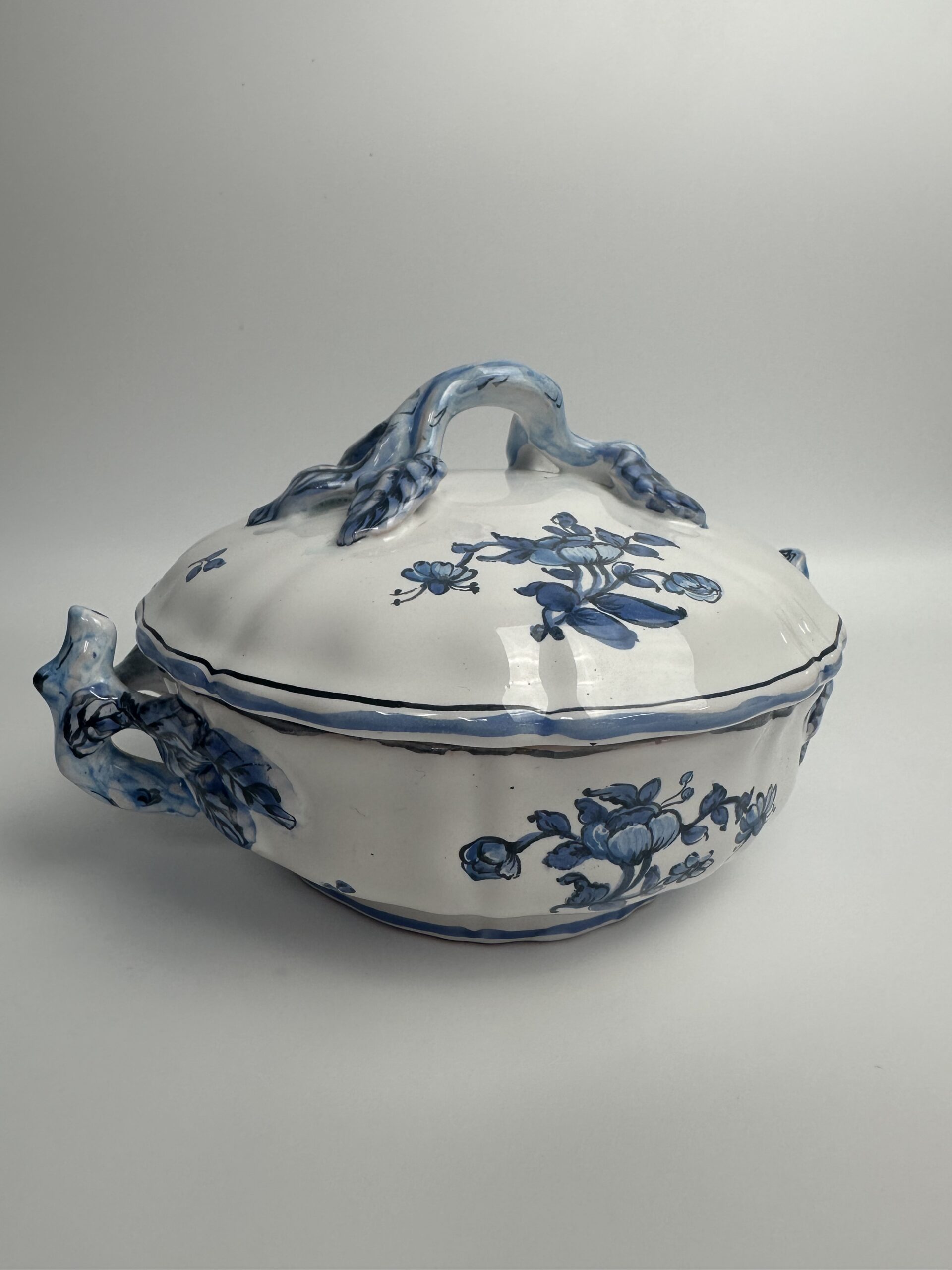 Ancienne petite soupière Lallier Moustiers – Image 4