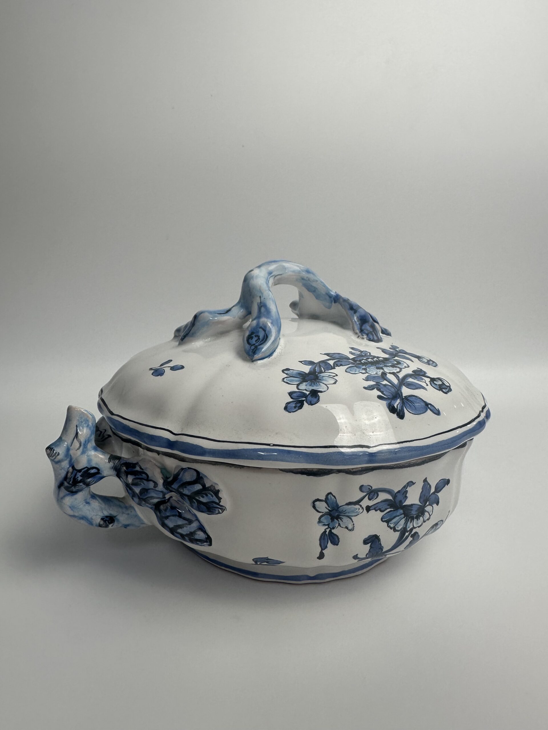 Ancienne petite soupière Lallier Moustiers – Image 6
