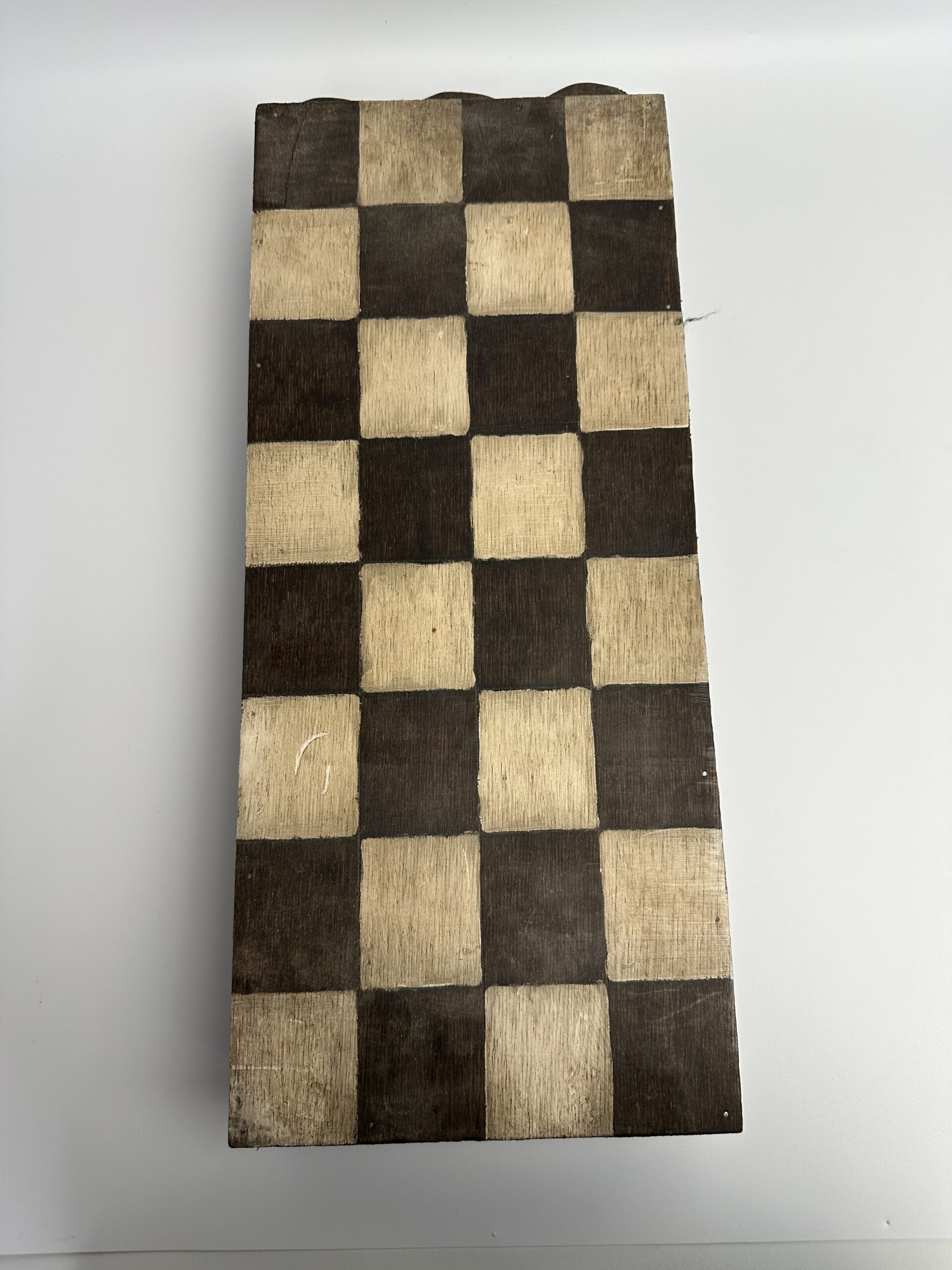Ancien jeu d’échecs en bois fait main – Image 2