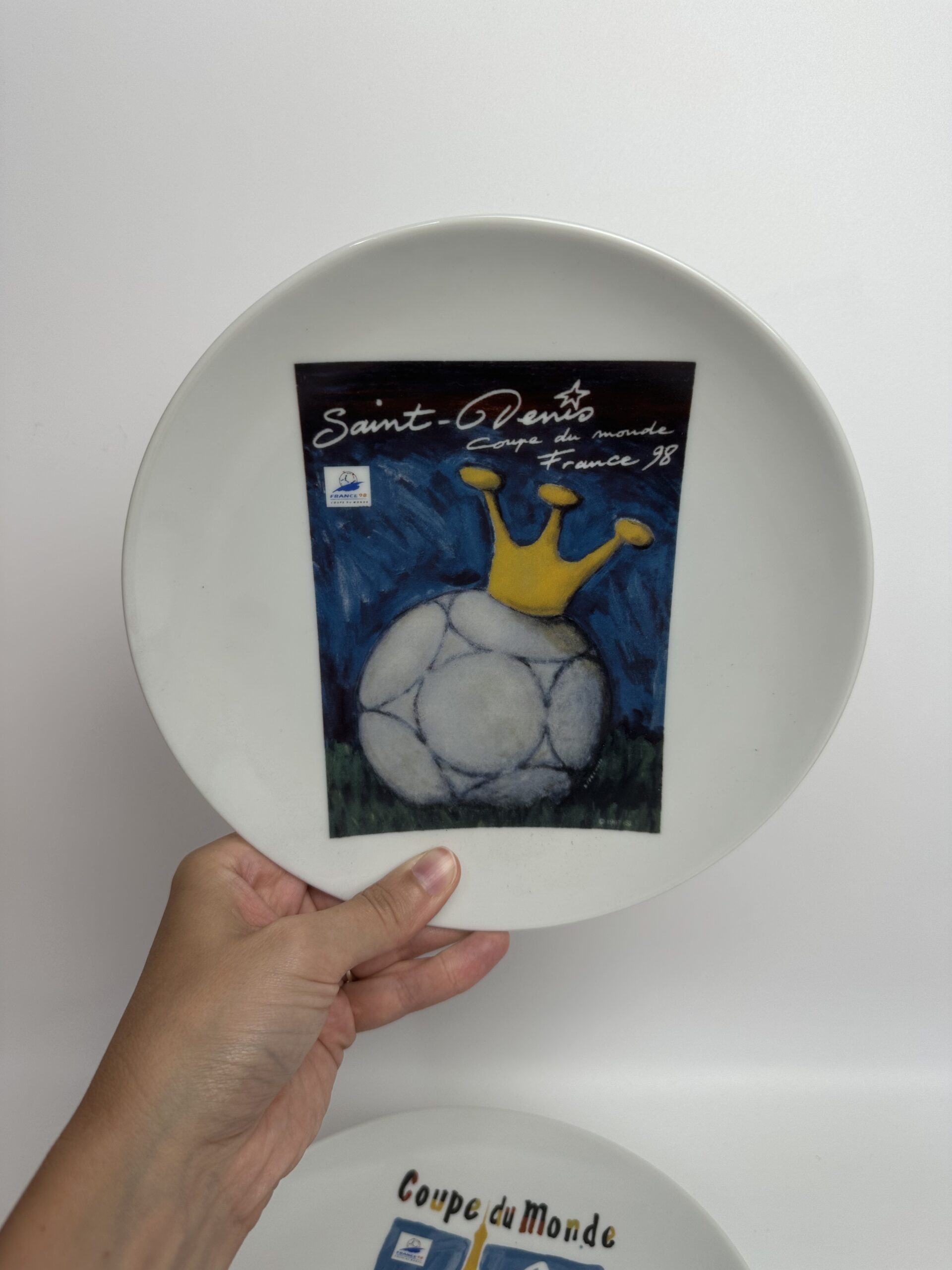 5 assiettes Coupe du Monde 98 Yves Deshoulières – Image 2