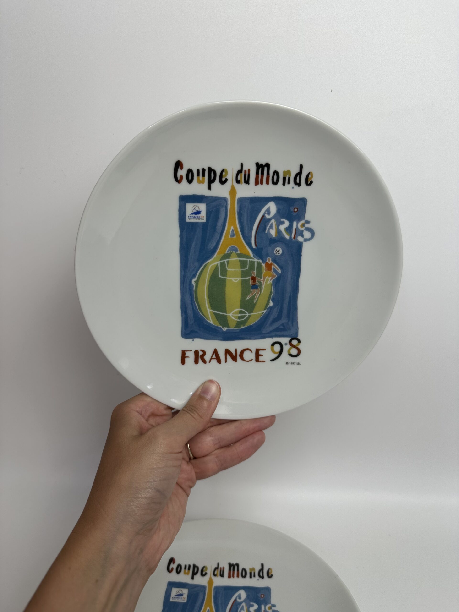 5 assiettes Coupe du Monde 98 Yves Deshoulières – Image 3