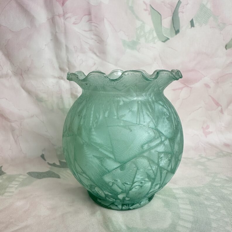 Vase Saint-Val Atelier d'Art vert d'eau