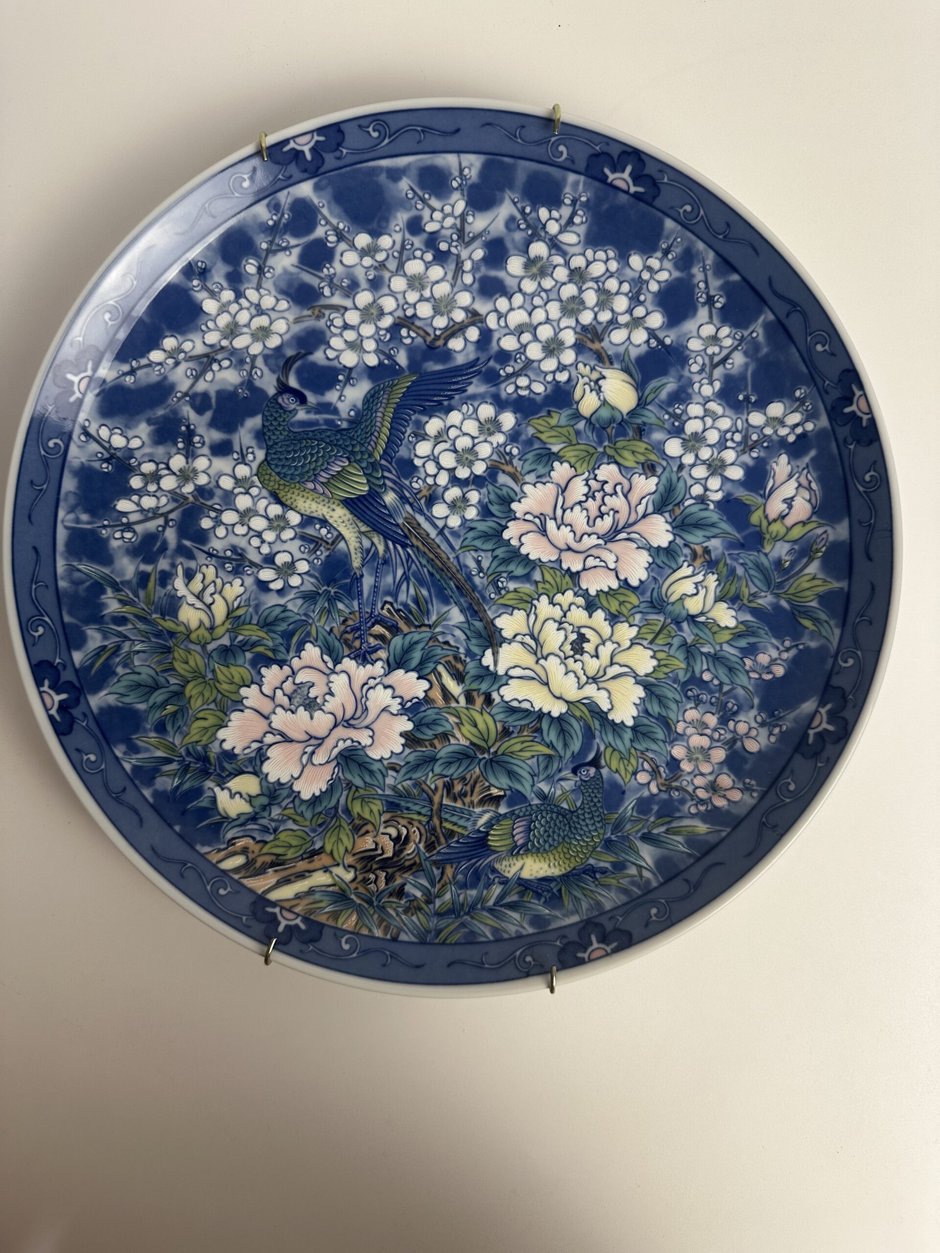 Assiette décorative murale japonaise – Image 2