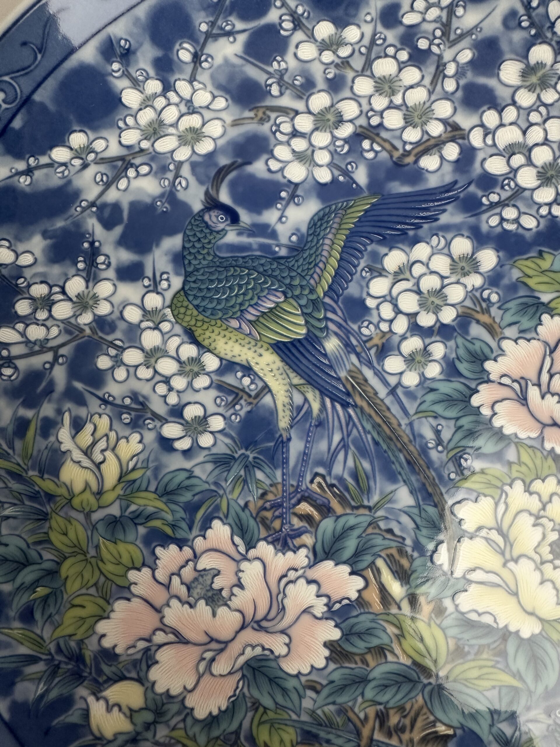 Assiette décorative murale japonaise – Image 3