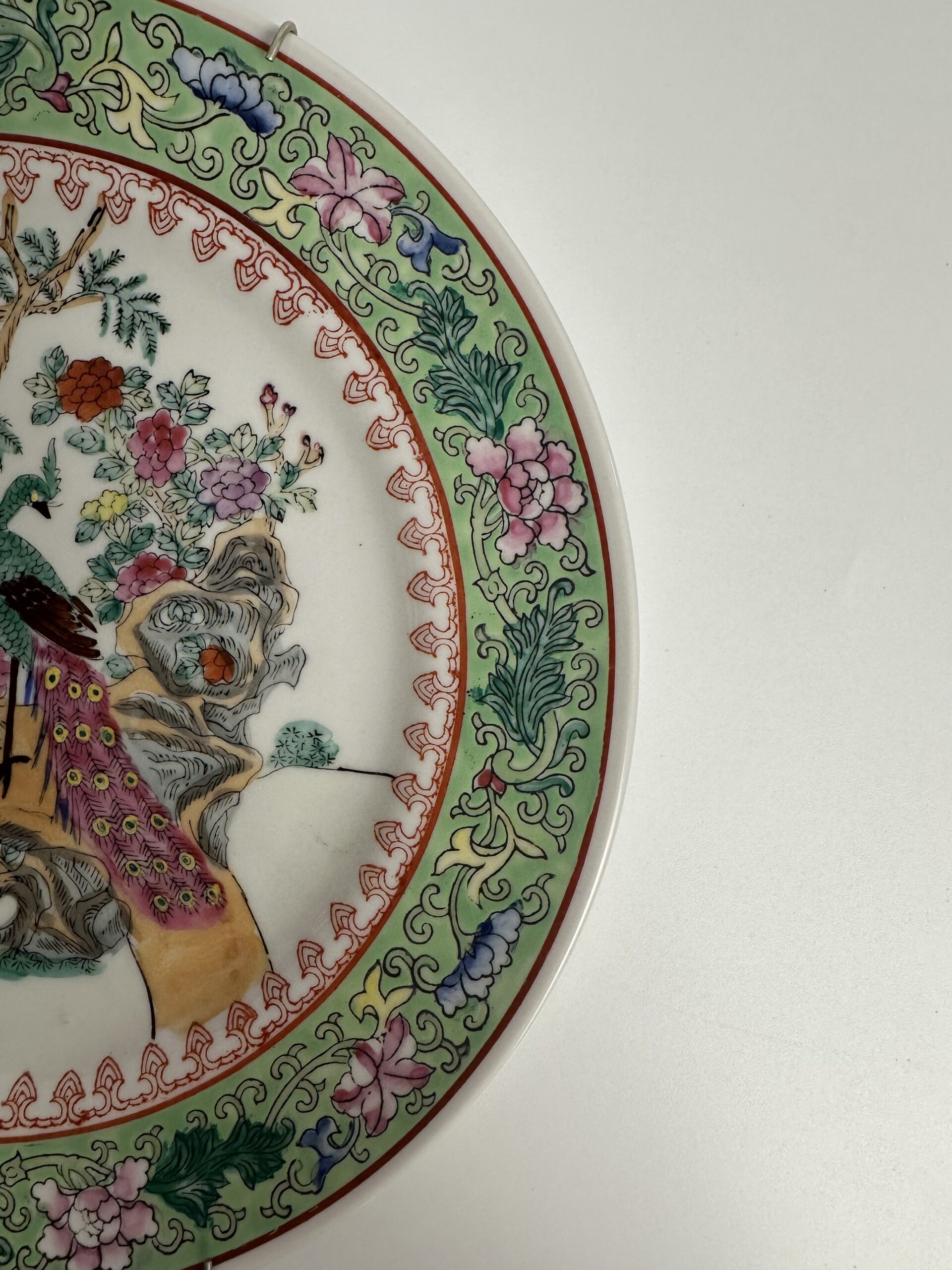 Assiette décorative chinoise peinte à la main – Image 7