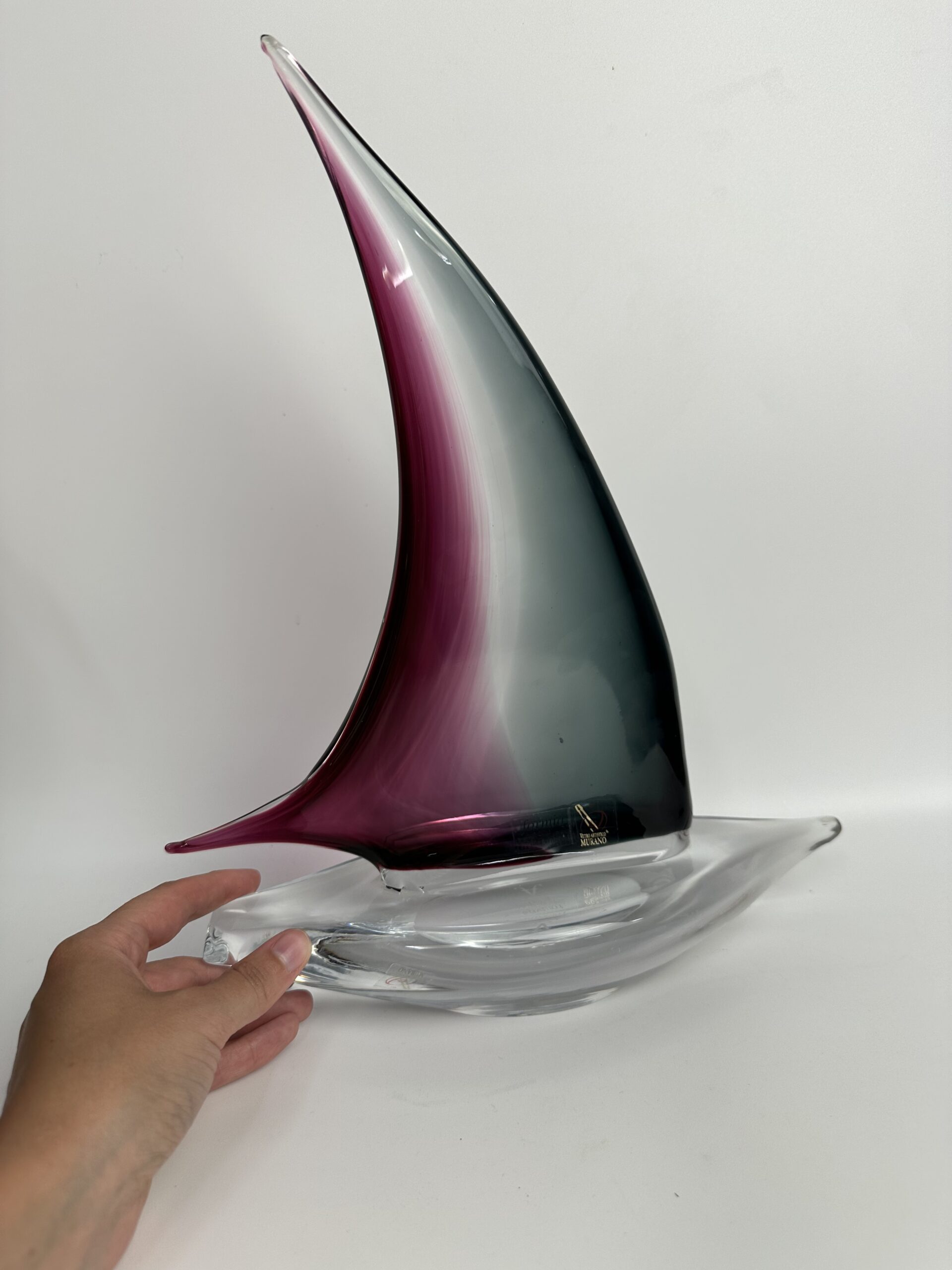 Voilier en verre de Murano Formia – Image 14