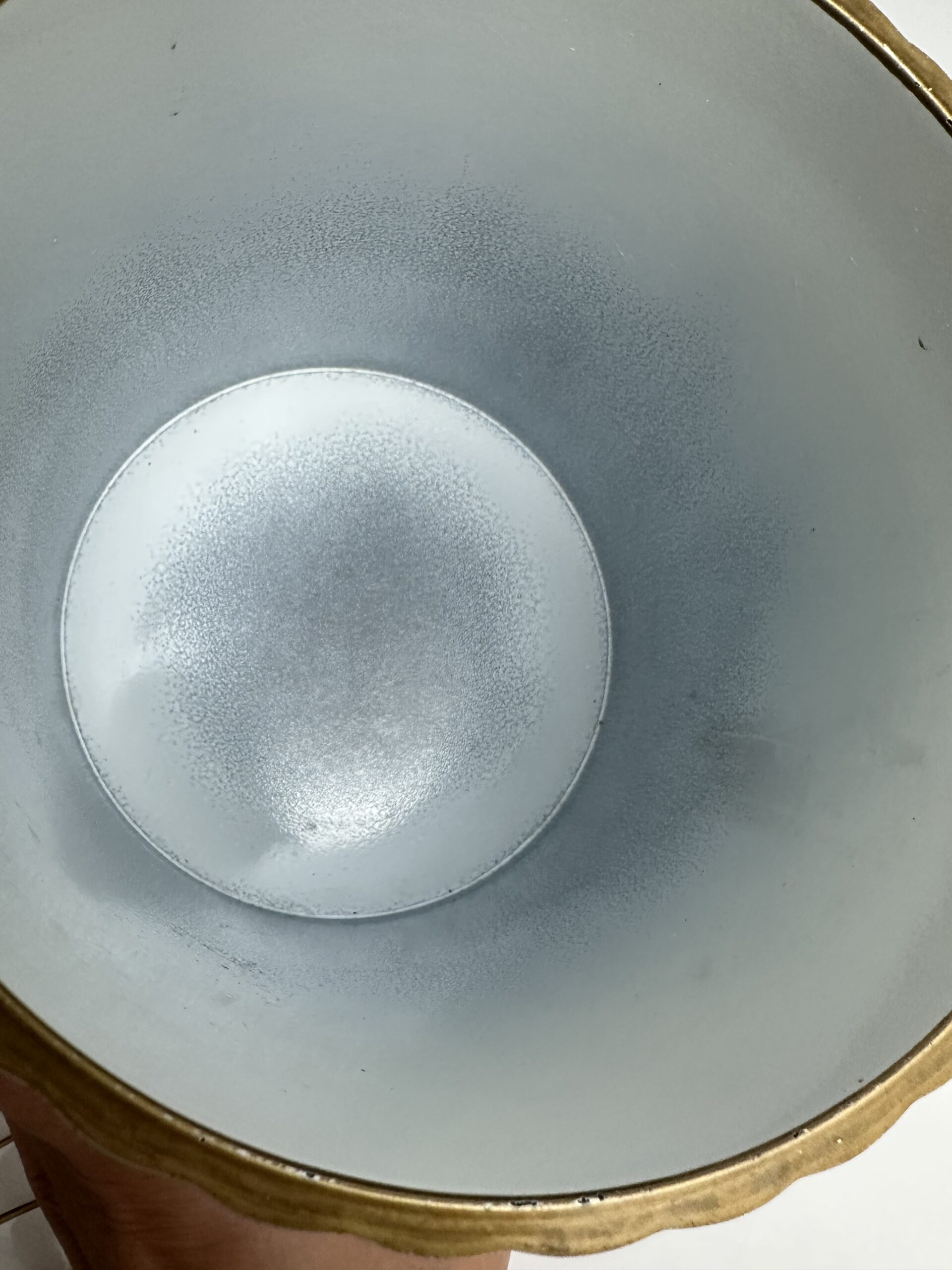 Seau à glaçons vintage blanc et doré – Image 10