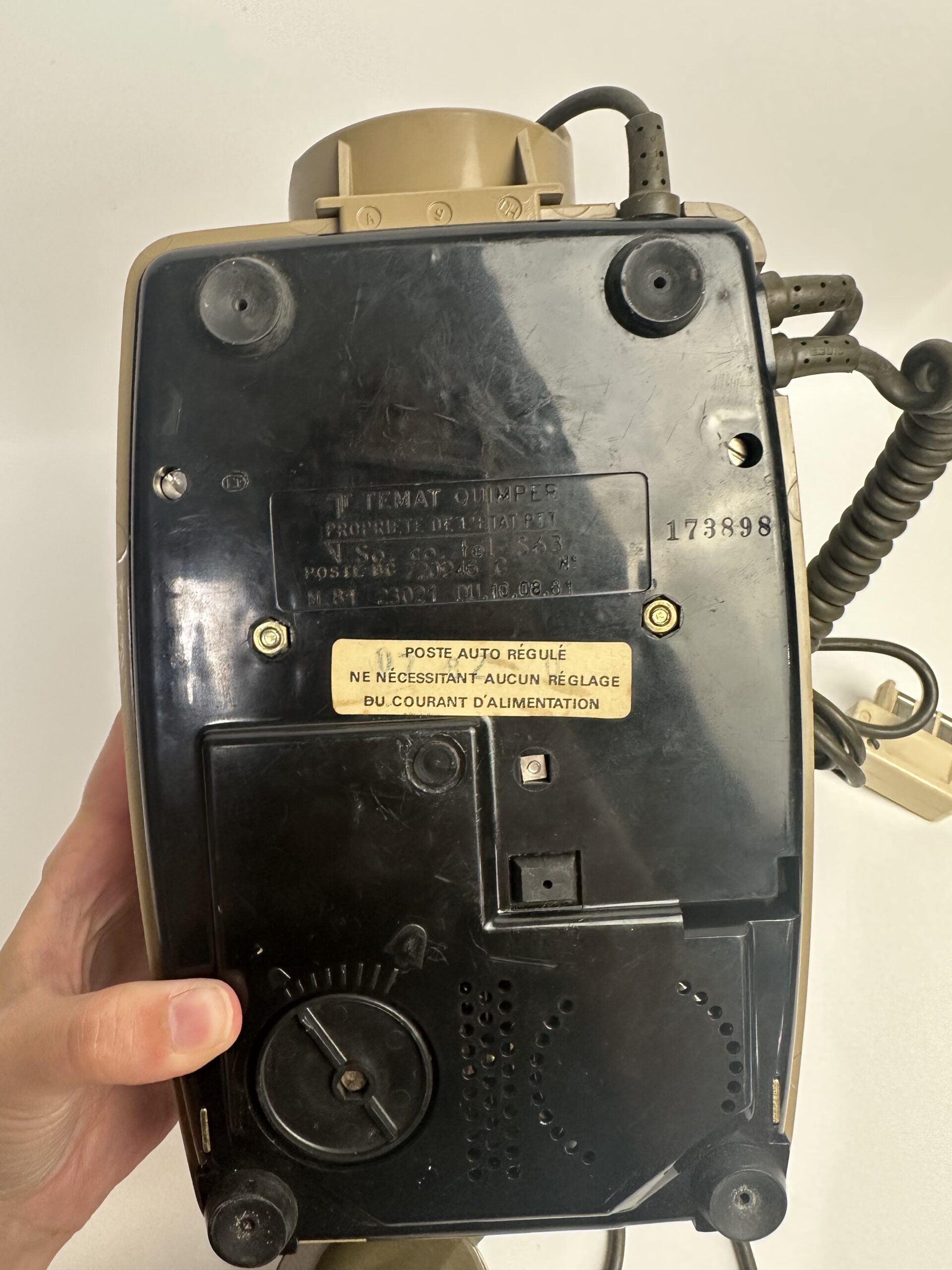 Ancien téléphone à cadran Socotel S63 – Image 14