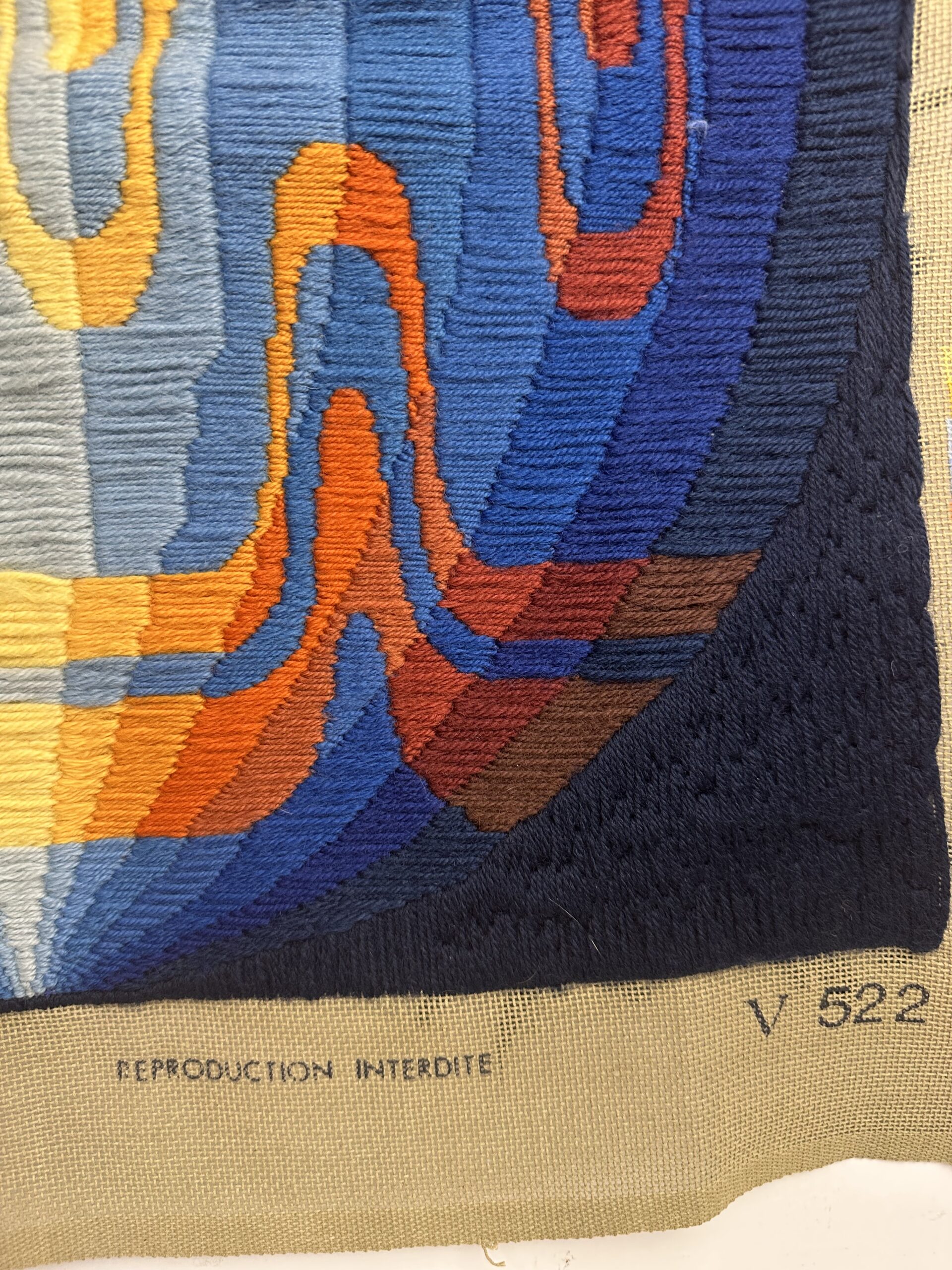 Tapisserie DMC Alpha par Danièle Gambaro 1979 – Image 4