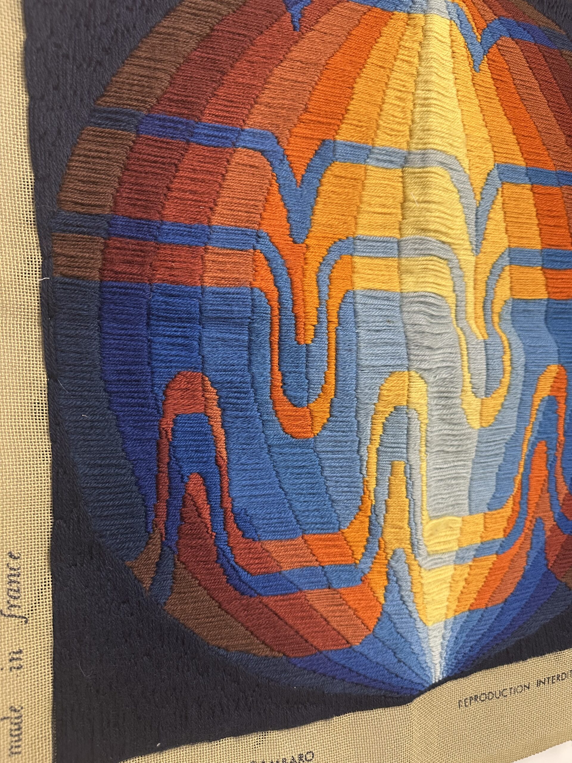Tapisserie DMC Alpha par Danièle Gambaro 1979 – Image 9