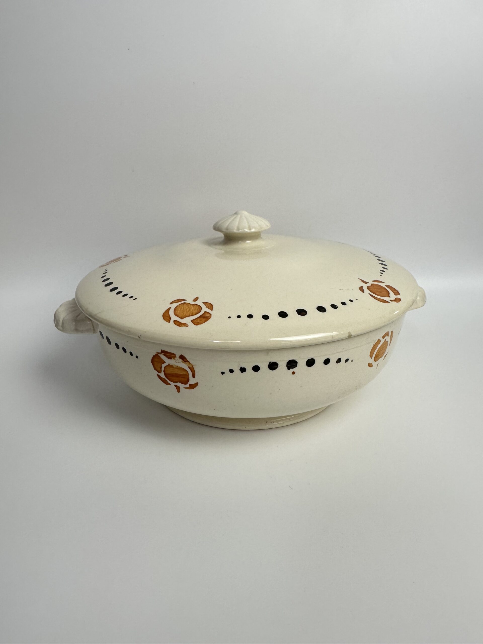 Soupière ancienne Longchamp Lolette en faïence – Image 2