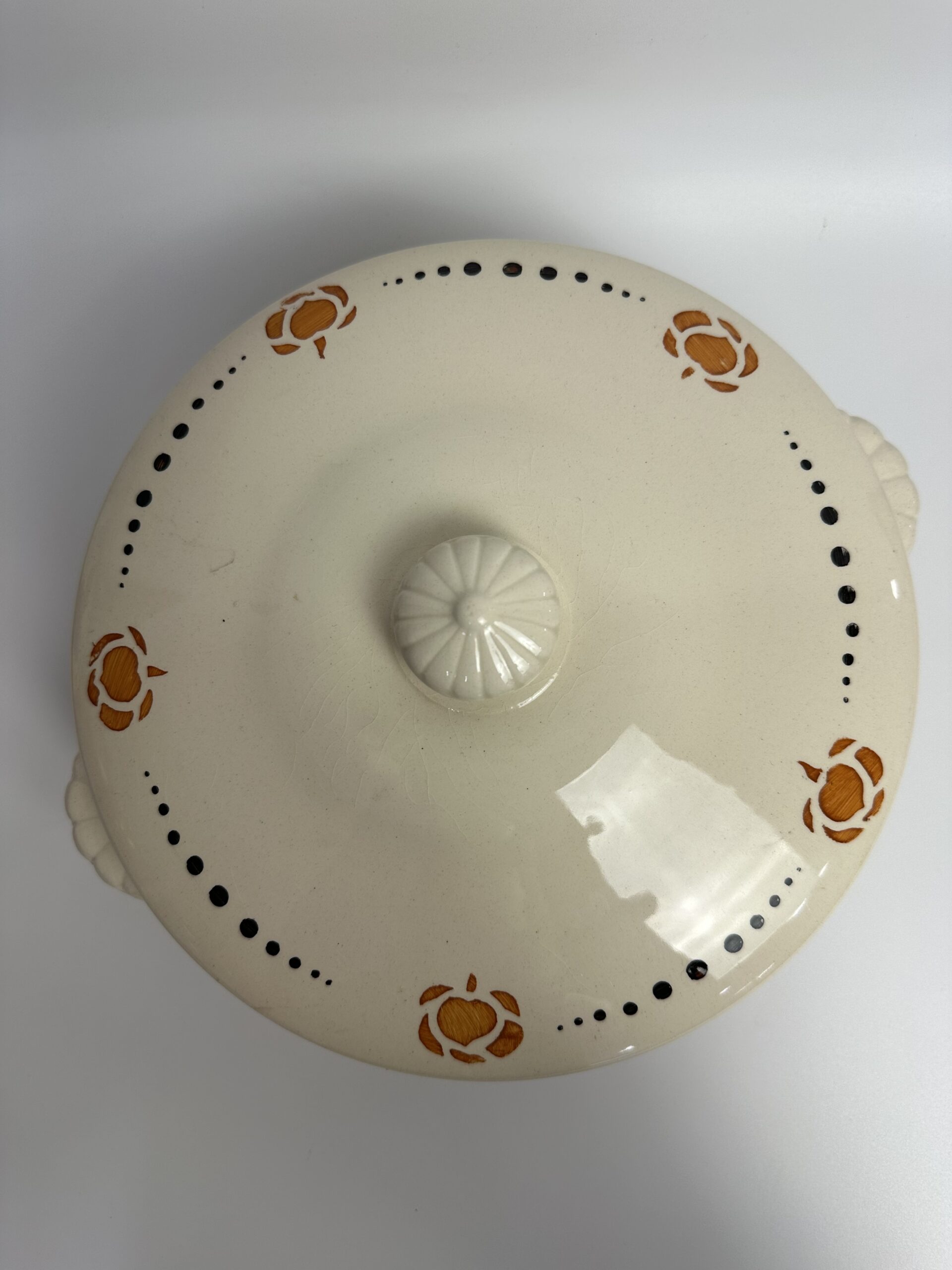 Soupière ancienne Longchamp Lolette en faïence – Image 3