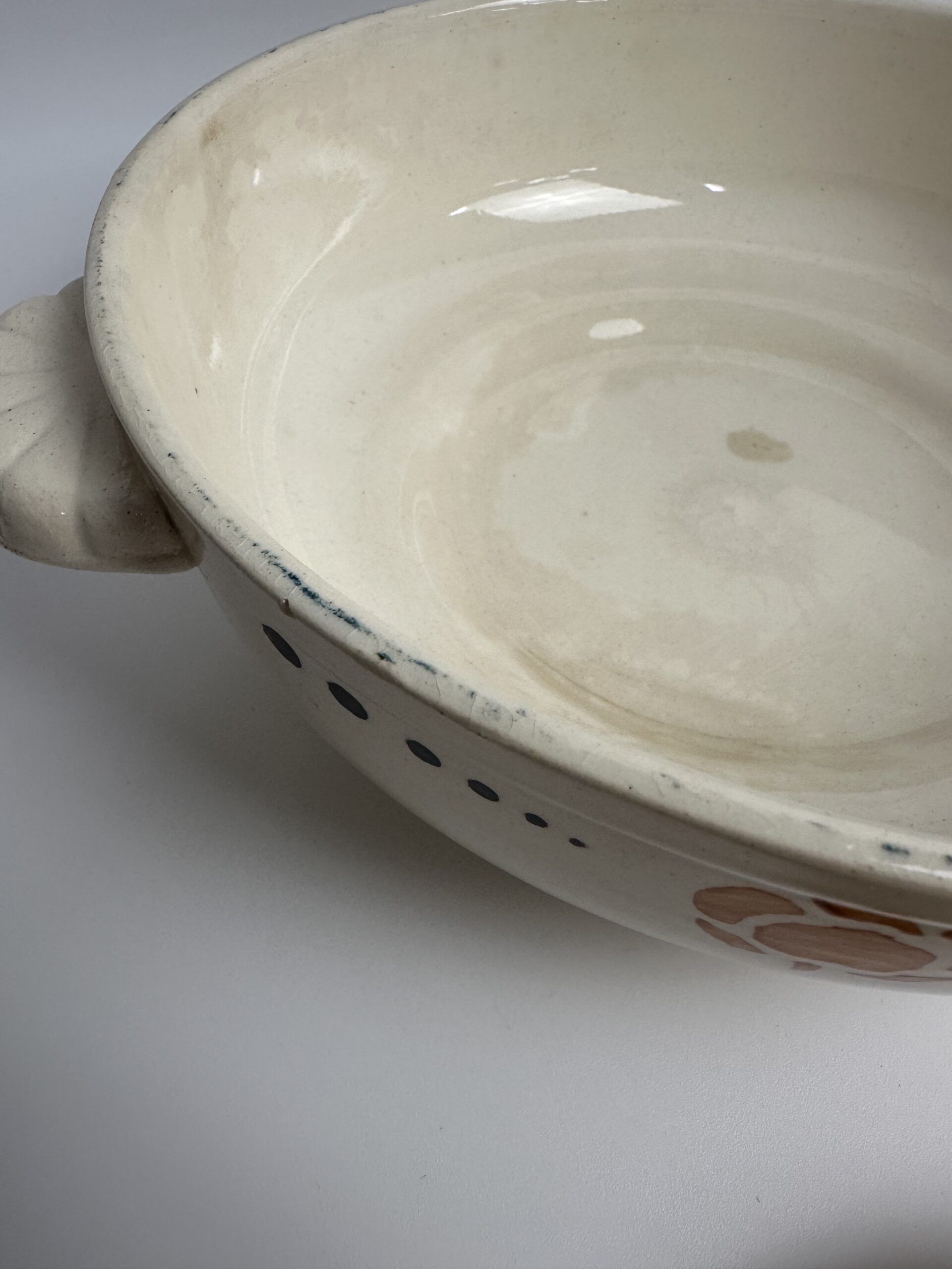 Soupière ancienne Longchamp Lolette en faïence – Image 10
