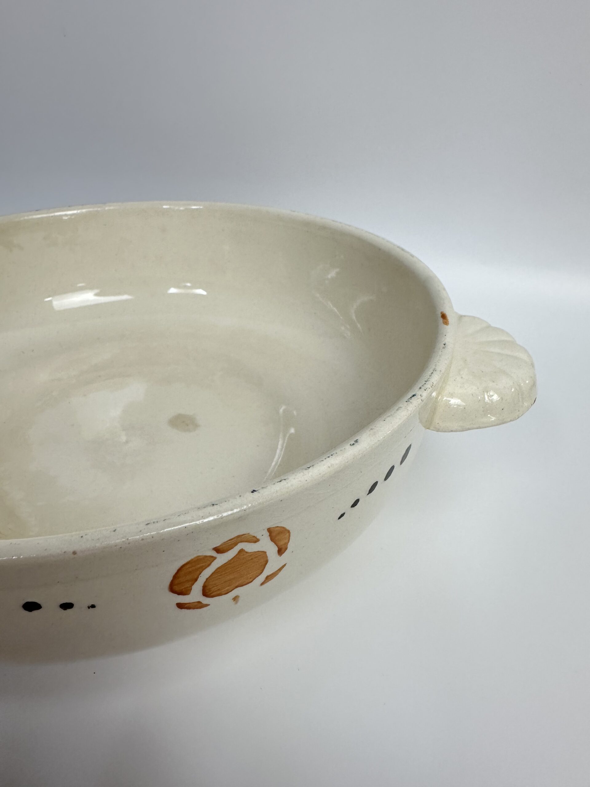 Soupière ancienne Longchamp Lolette en faïence – Image 11