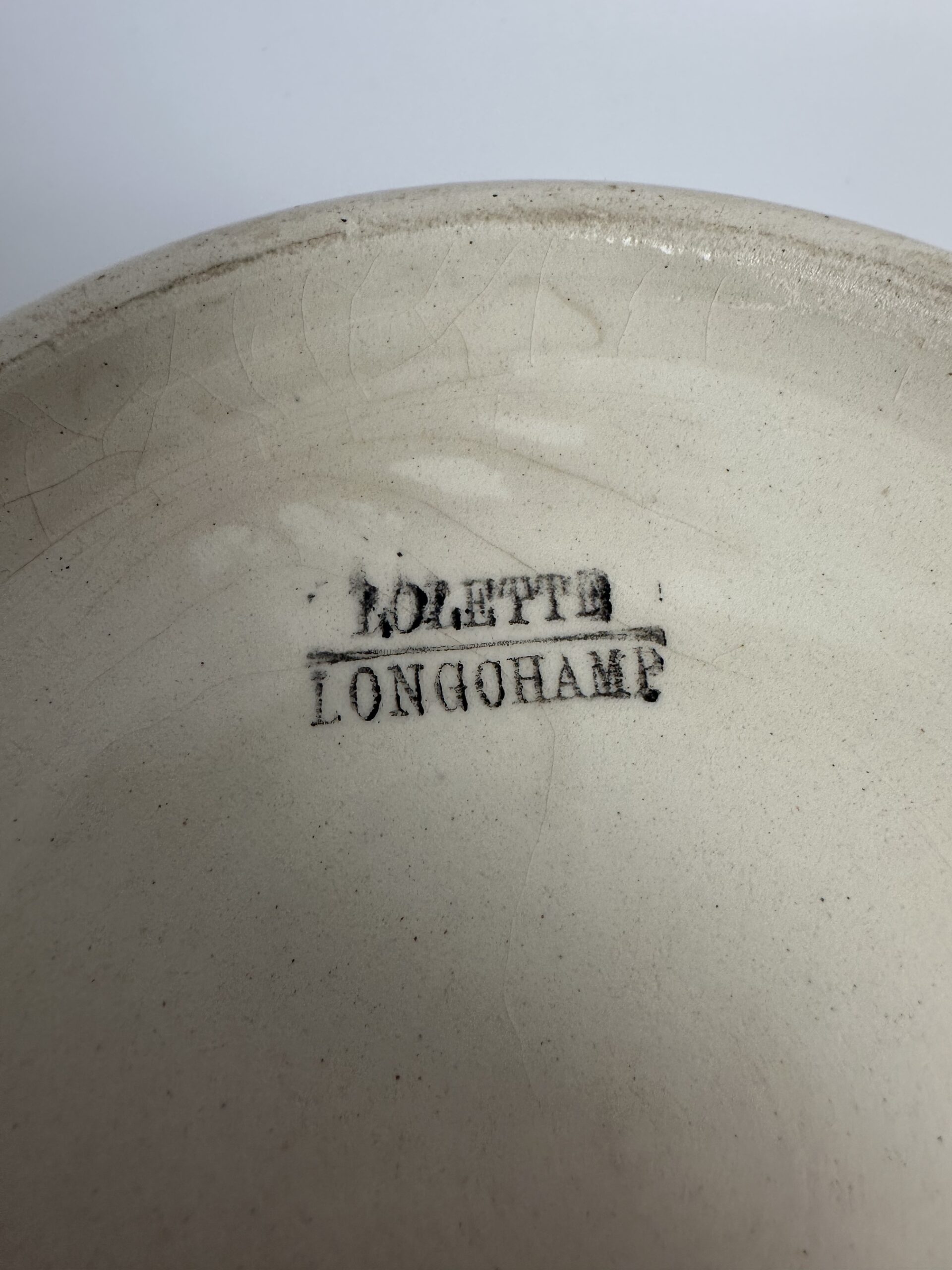 Soupière ancienne Longchamp Lolette en faïence – Image 12