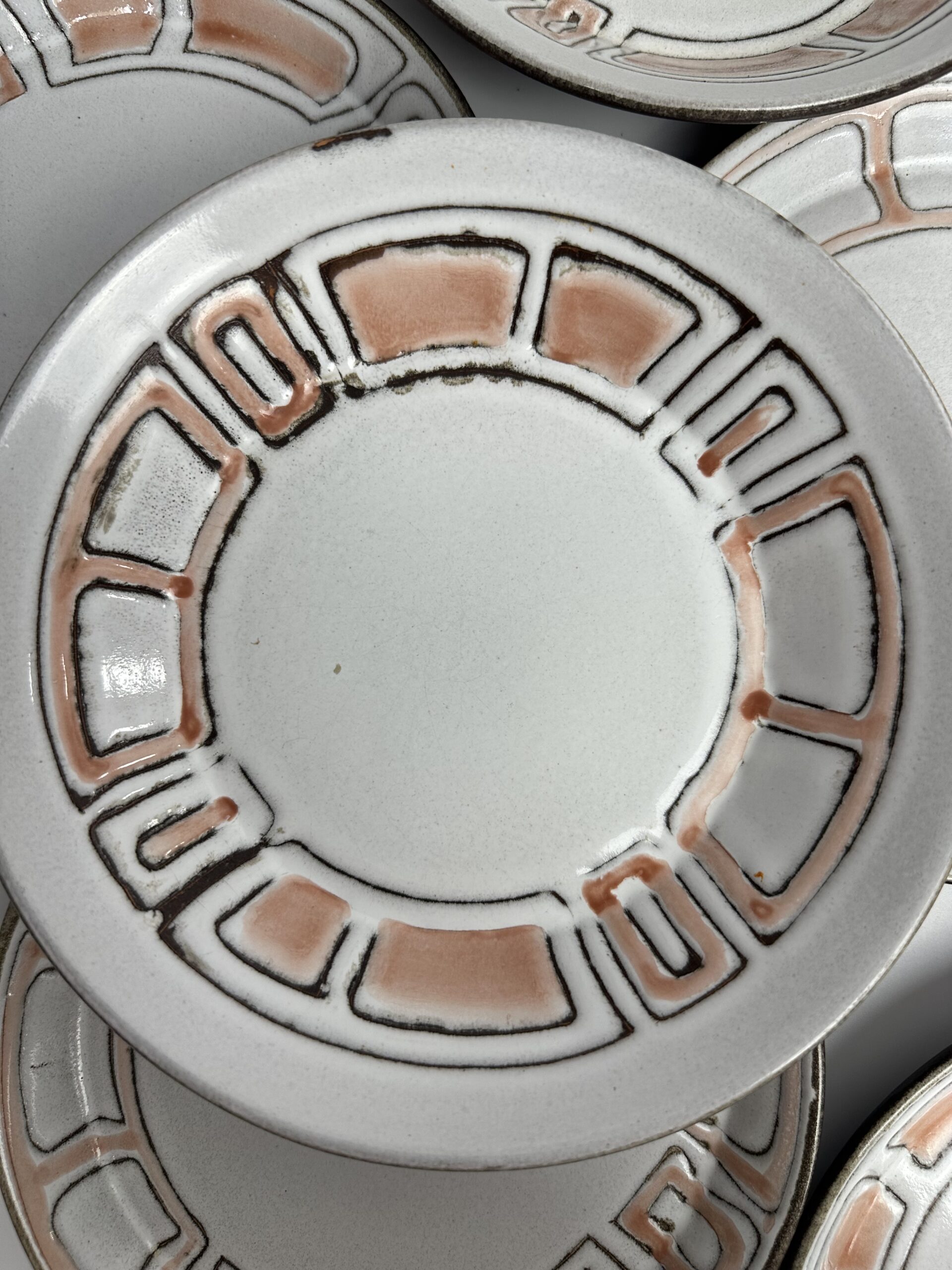 Ensemble de 8 assiettes Niderviller Maille – Image 3