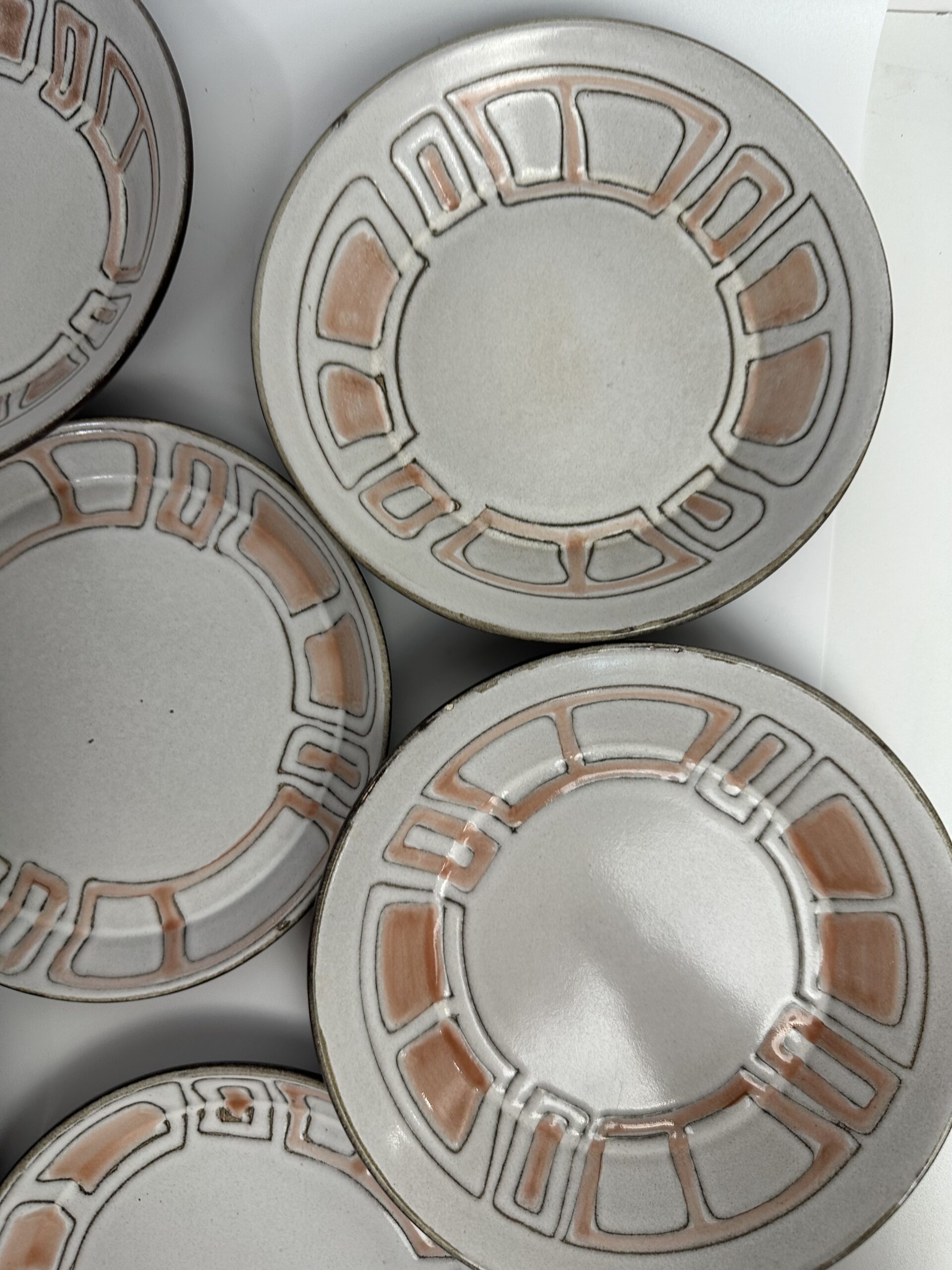 Ensemble de 8 assiettes Niderviller Maille – Image 5