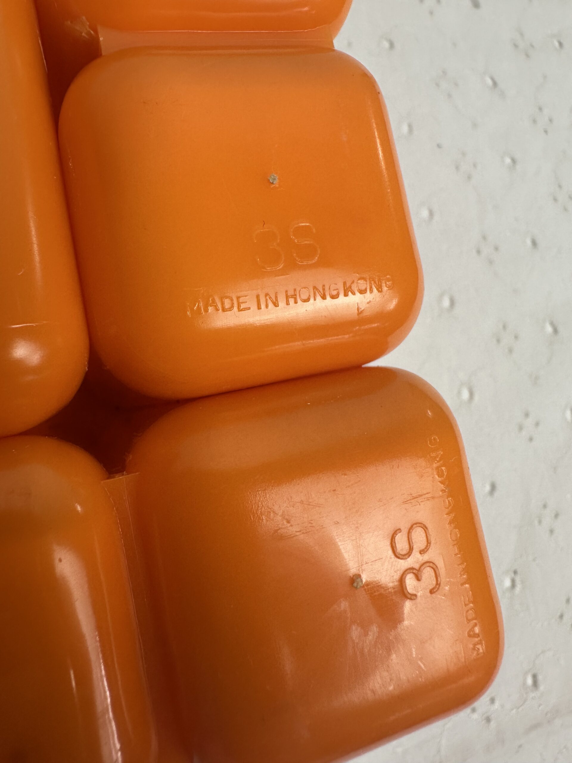 Organisateur de bureau vintage orange en plastique années 70 – Image 7