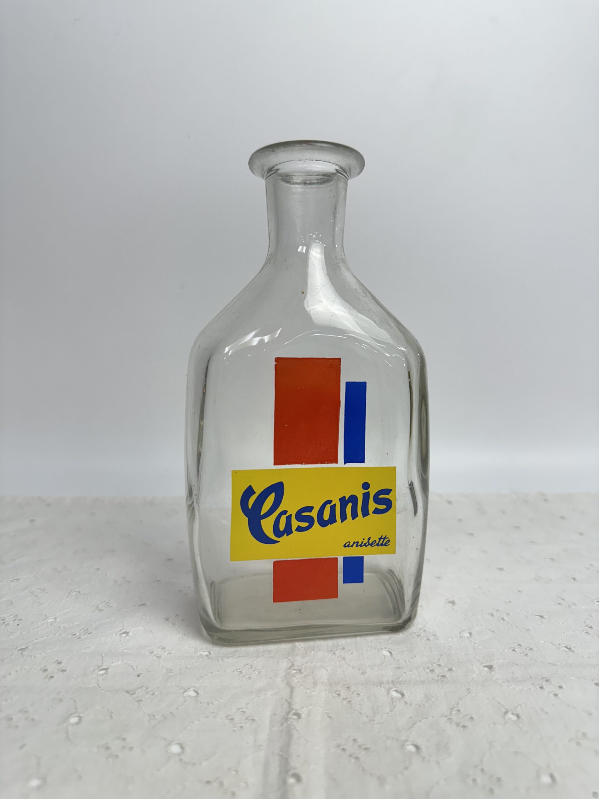 Carafe publicitaire Casanis vintage en verre