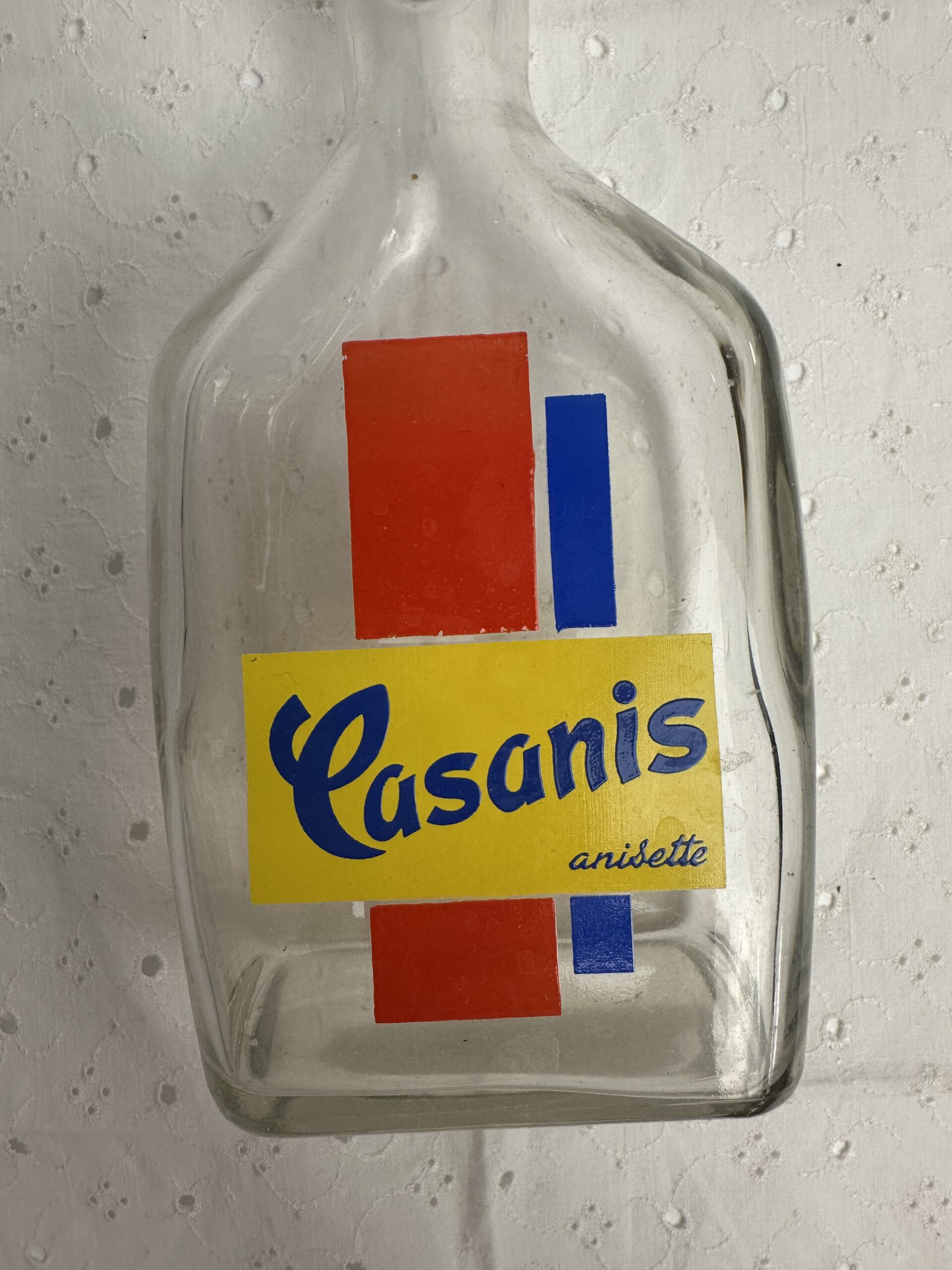 Carafe publicitaire Casanis vintage en verre – Image 5