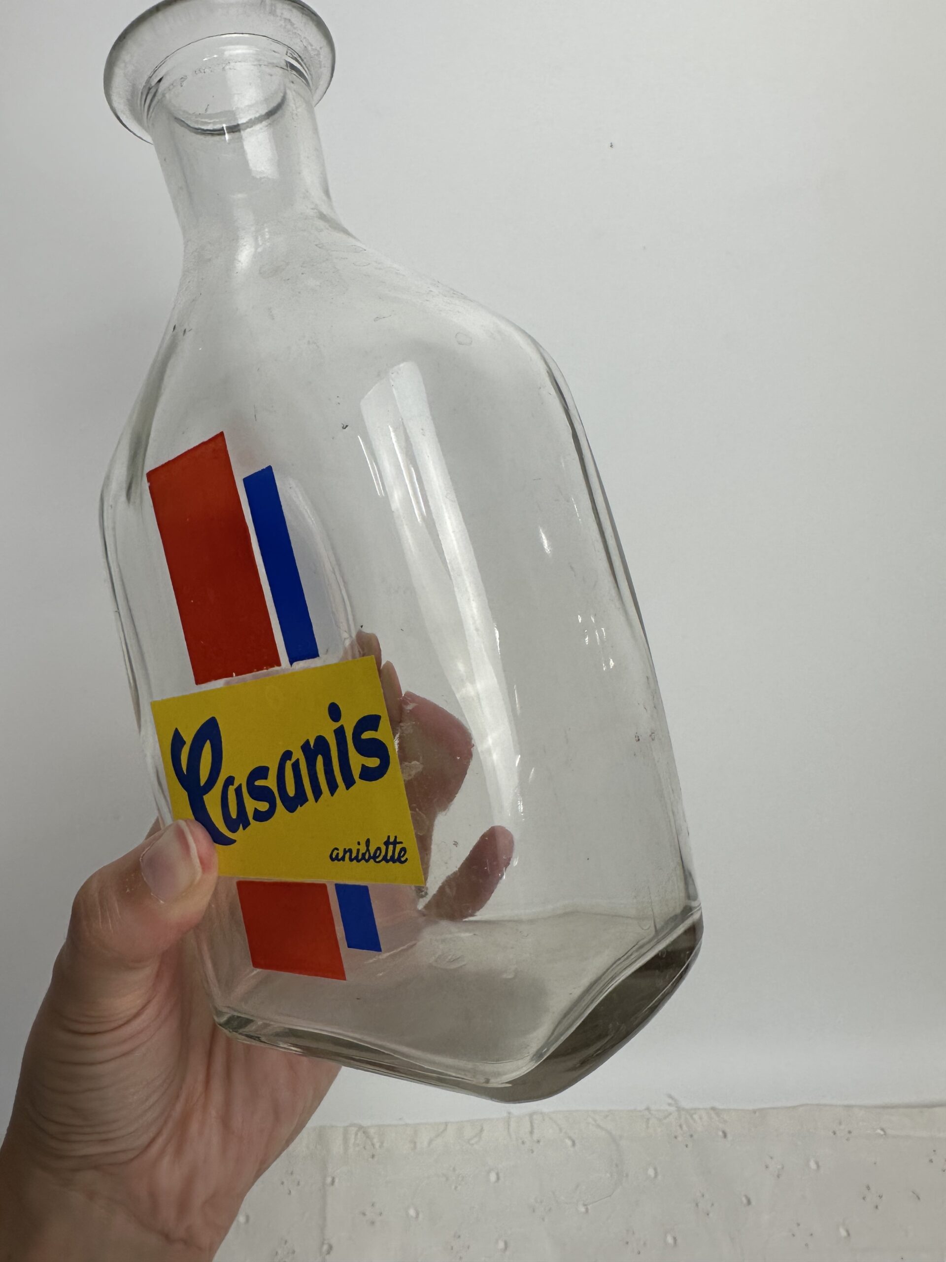 Carafe publicitaire Casanis vintage en verre – Image 10