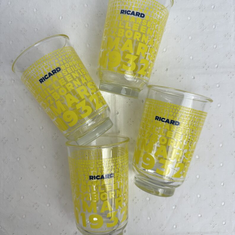 4 verres Ricard Mathieu Lehanneur 90 ans