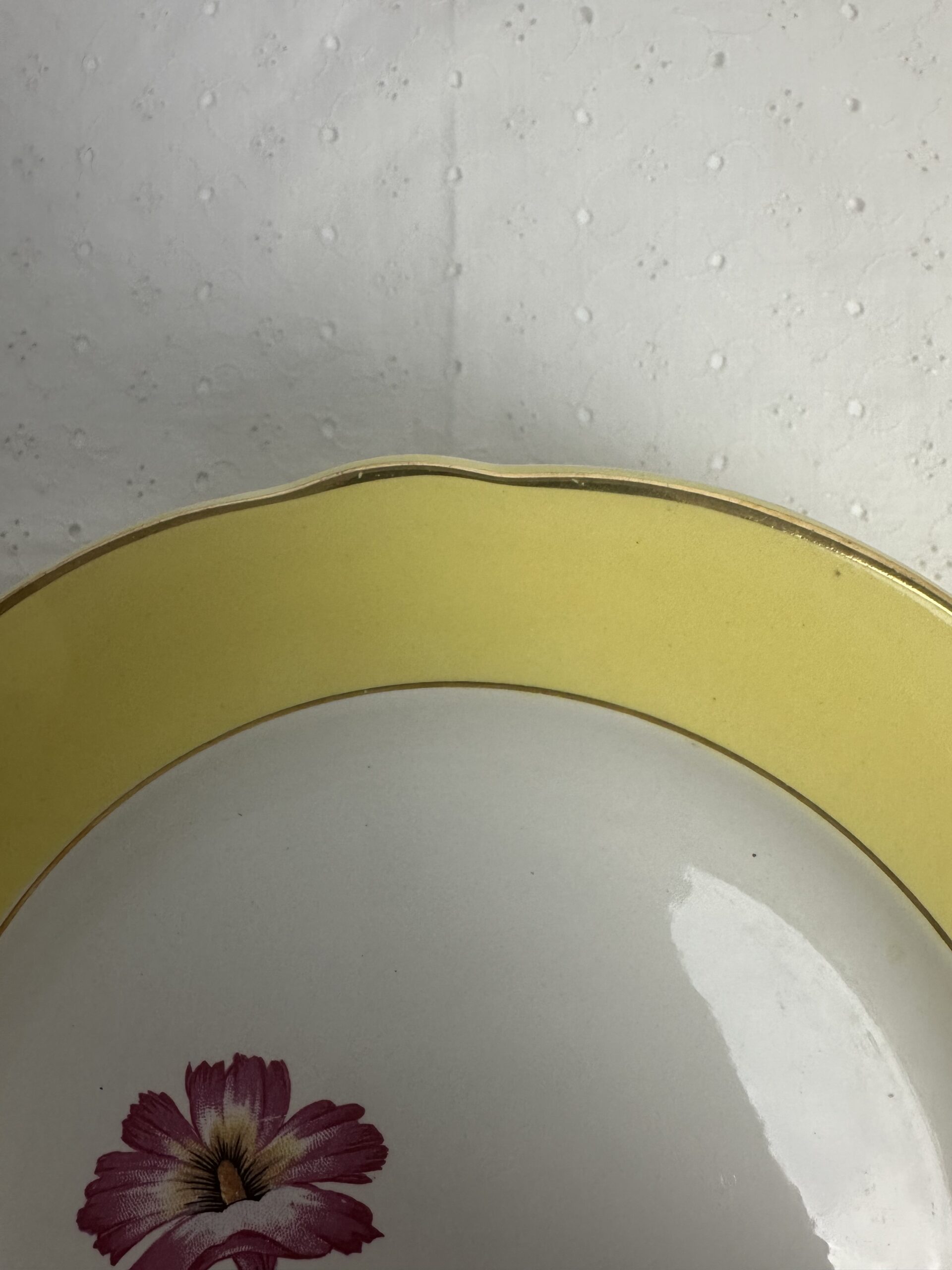 10 assiettes anciennes K&G Lunéville Althea décor fleuri – Image 7
