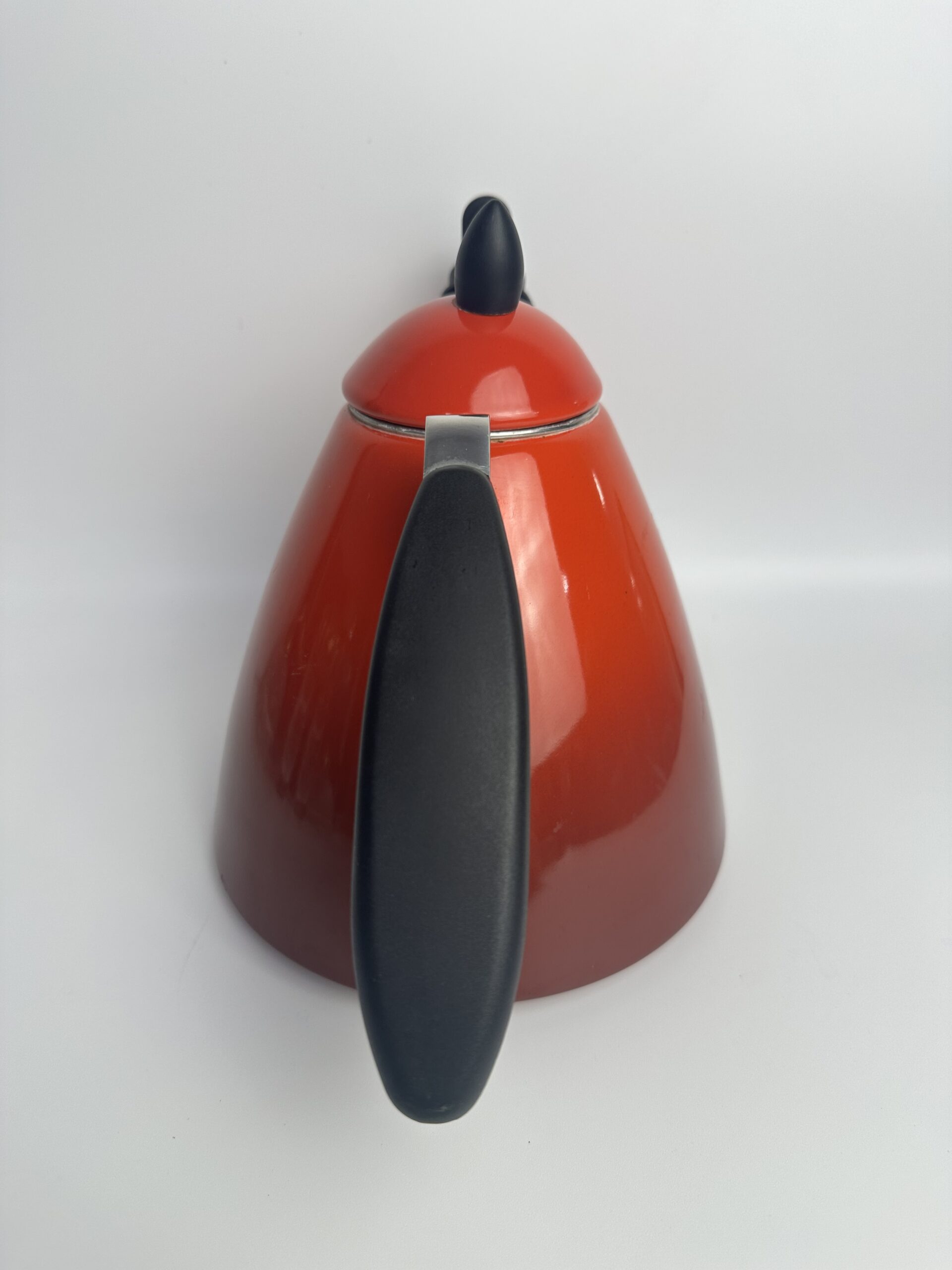 Ancienne bouilloire Le Creuset rouge – Image 6