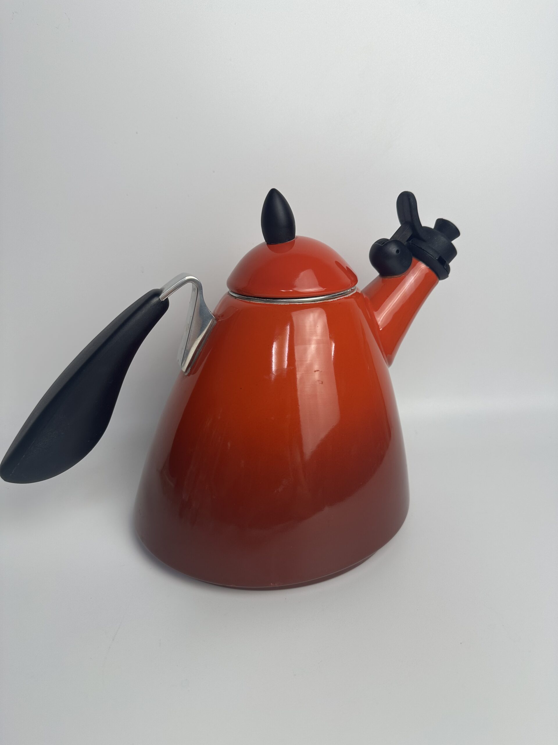 Ancienne bouilloire Le Creuset rouge – Image 7