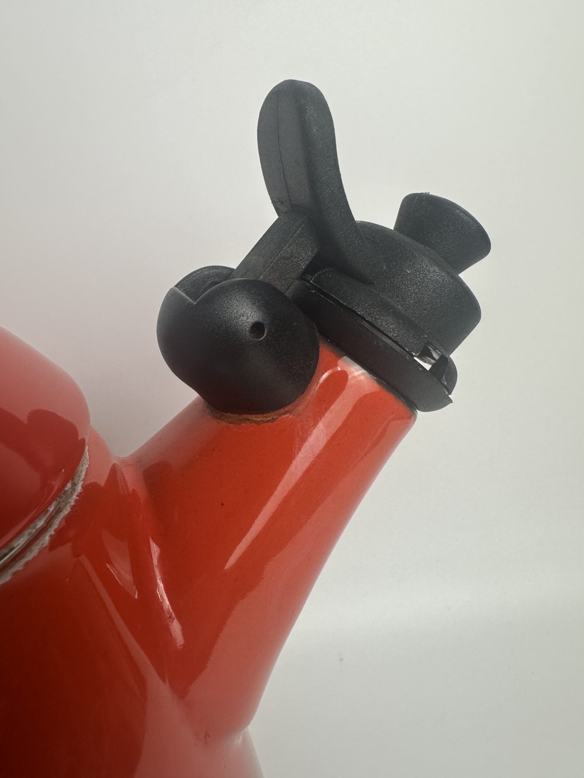 Ancienne bouilloire Le Creuset rouge – Image 9
