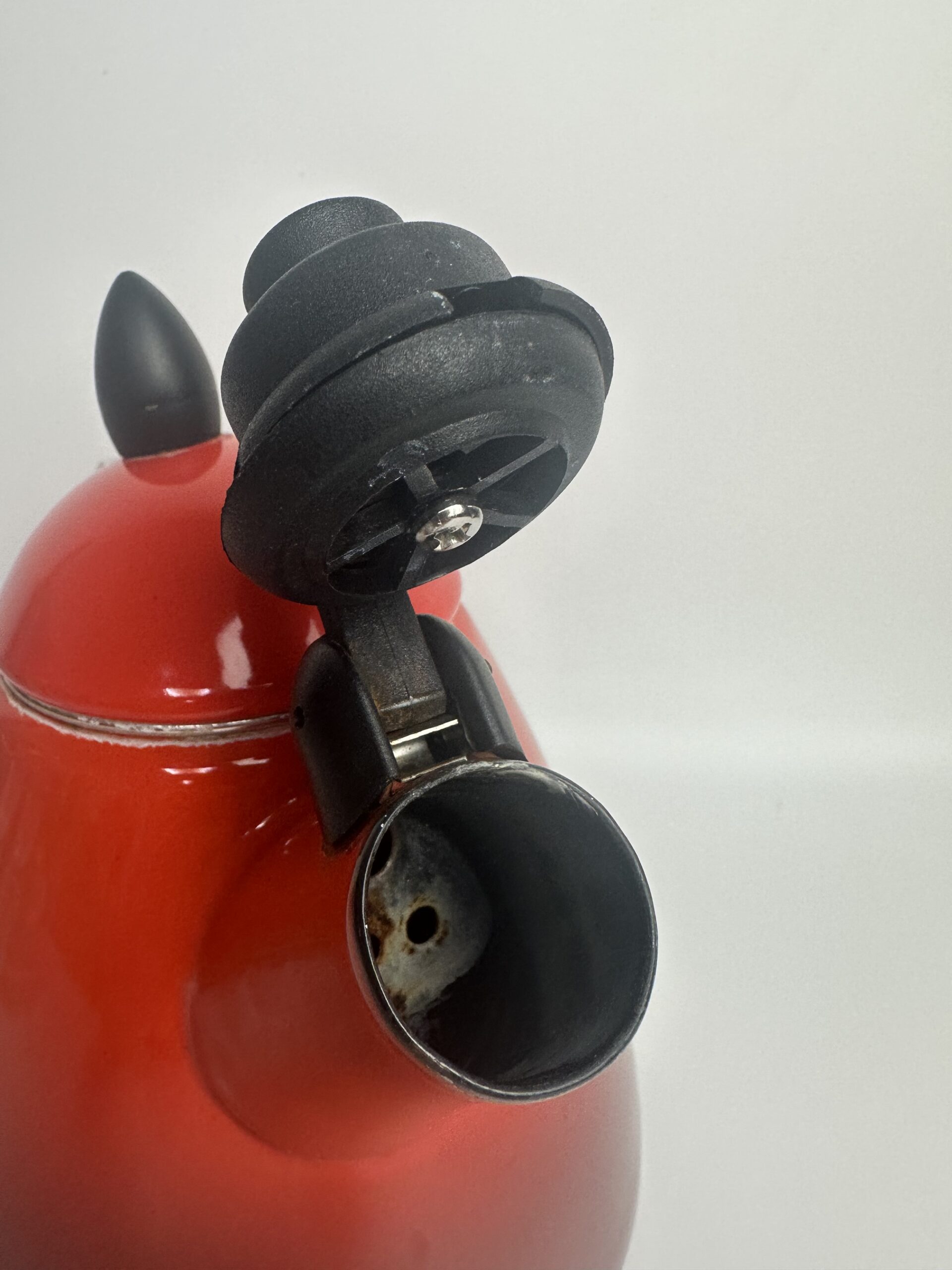Ancienne bouilloire Le Creuset rouge – Image 10