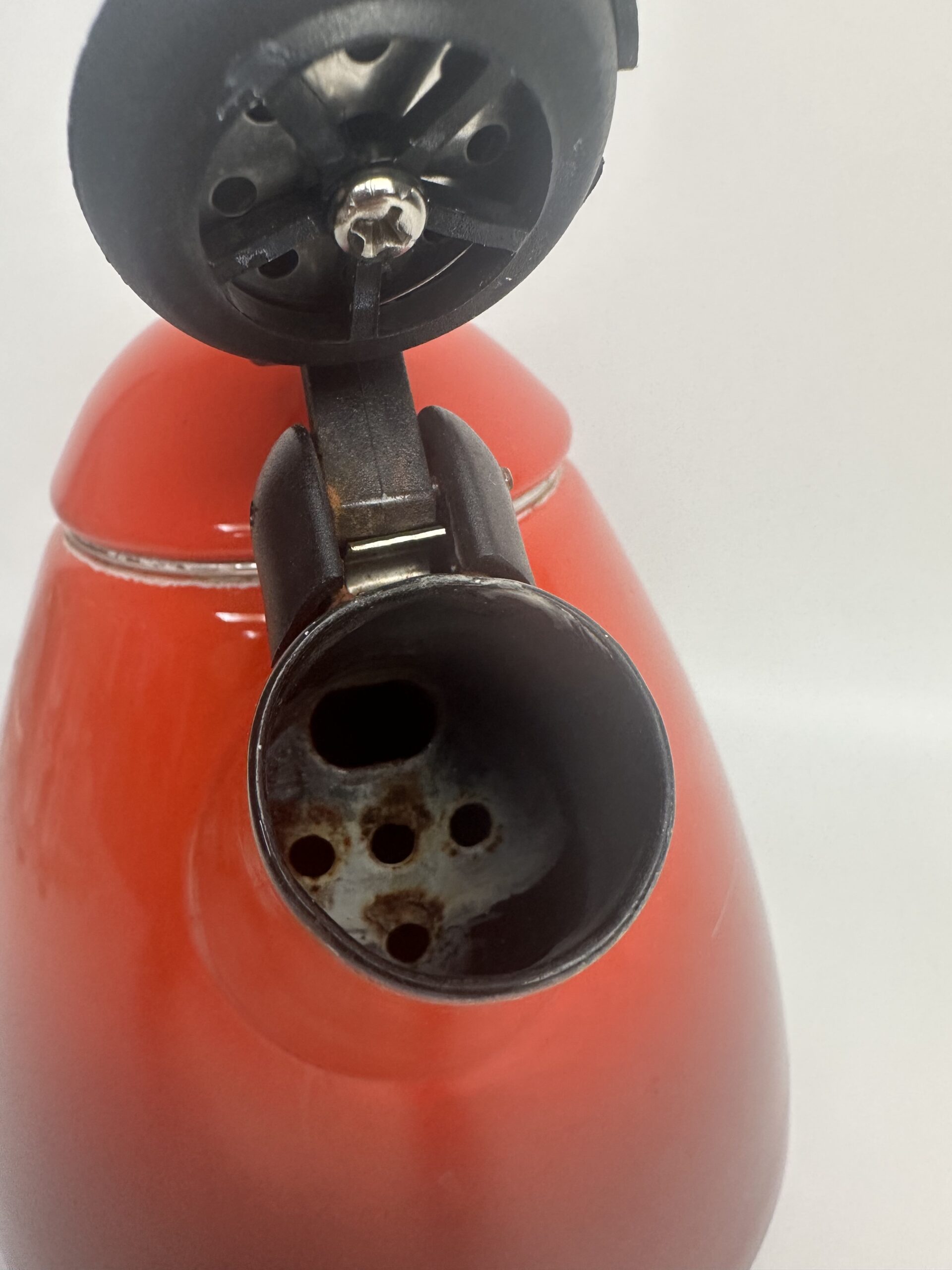 Ancienne bouilloire Le Creuset rouge – Image 11