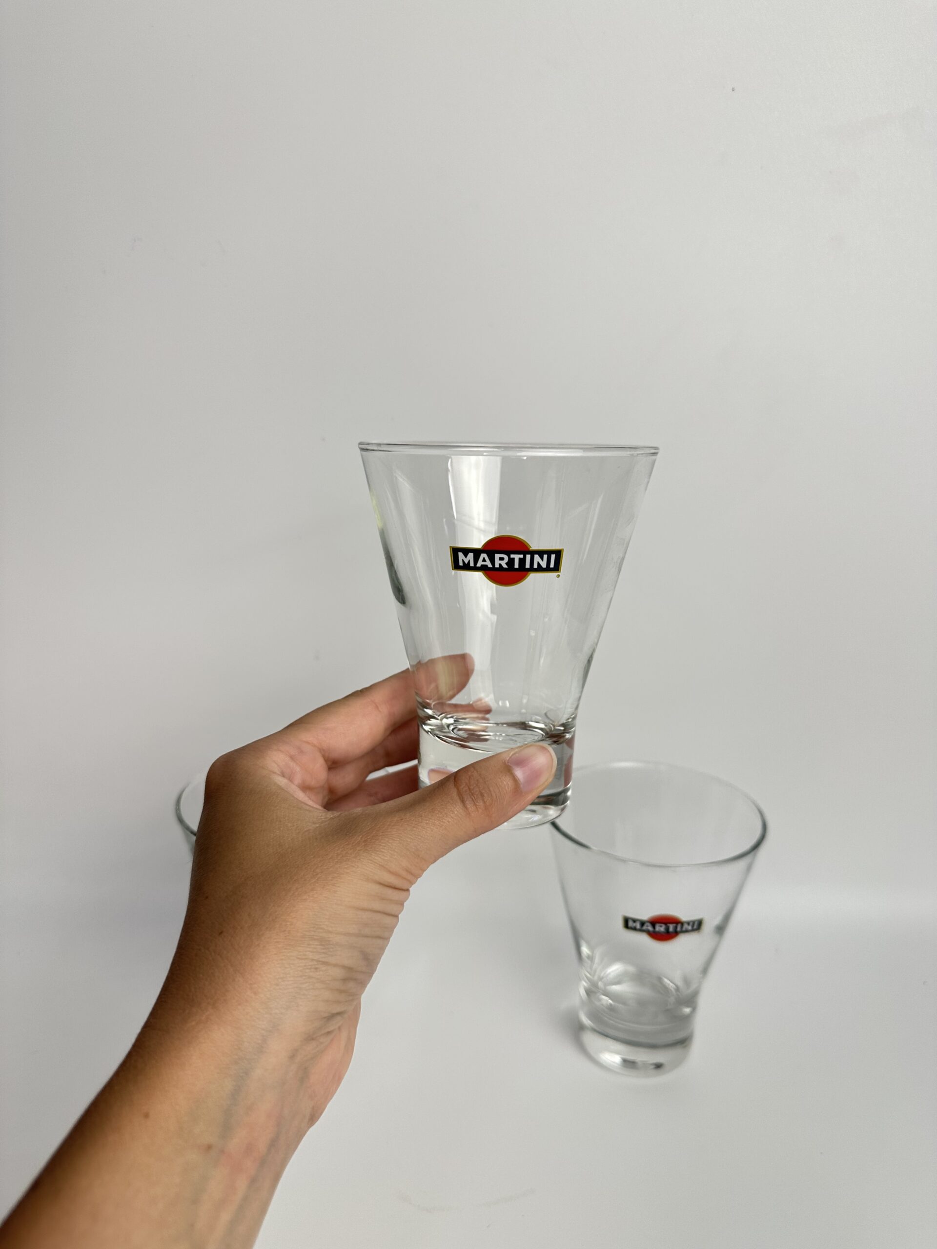 5 verres publicitaires Martini vintage – Image 7