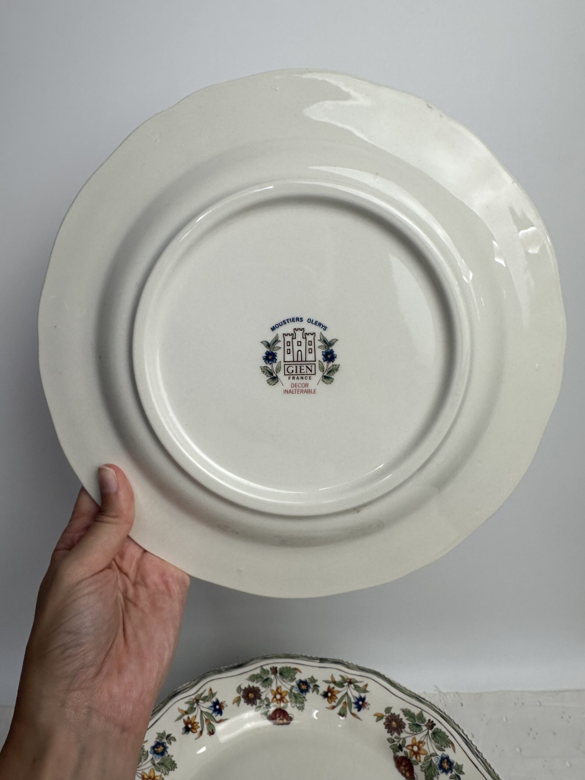 Ancien service en faïence Gien Moustiers Olerys – Image 5