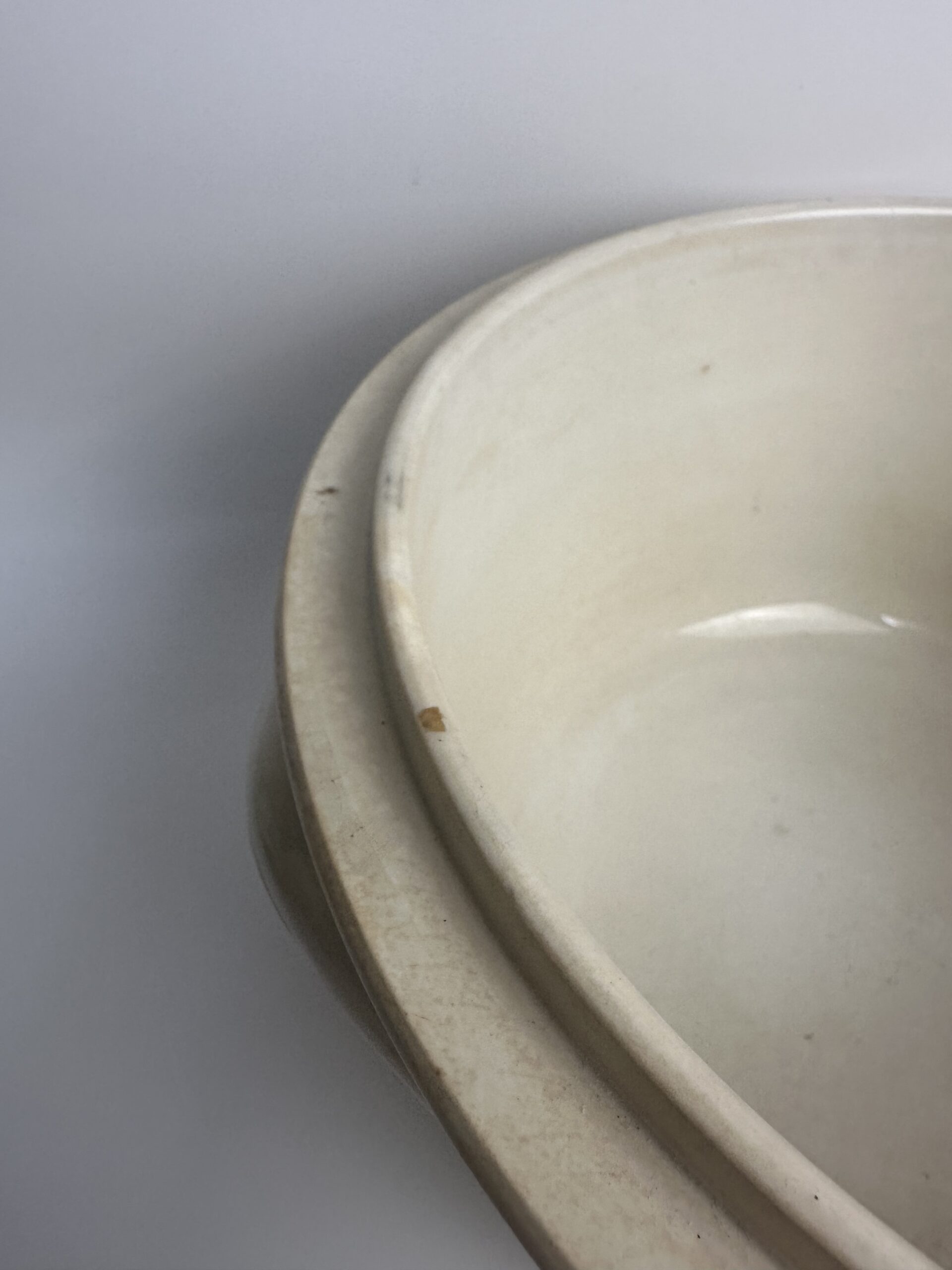 Plat en terre de fer Sarreguemines ancien – Image 11