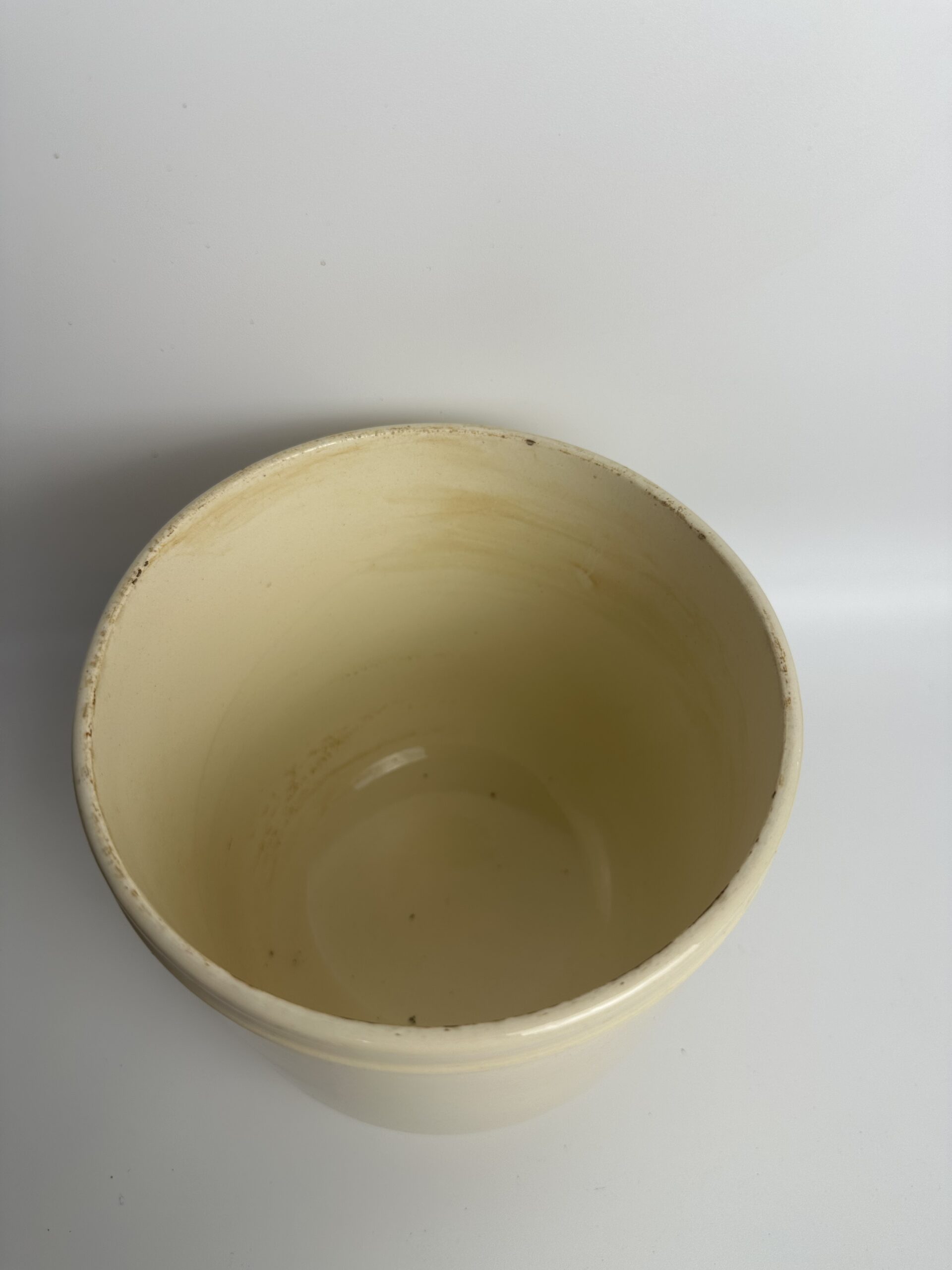 Ancien pot à confiture Digoin Sarreguemines en grès émaillé – Image 2