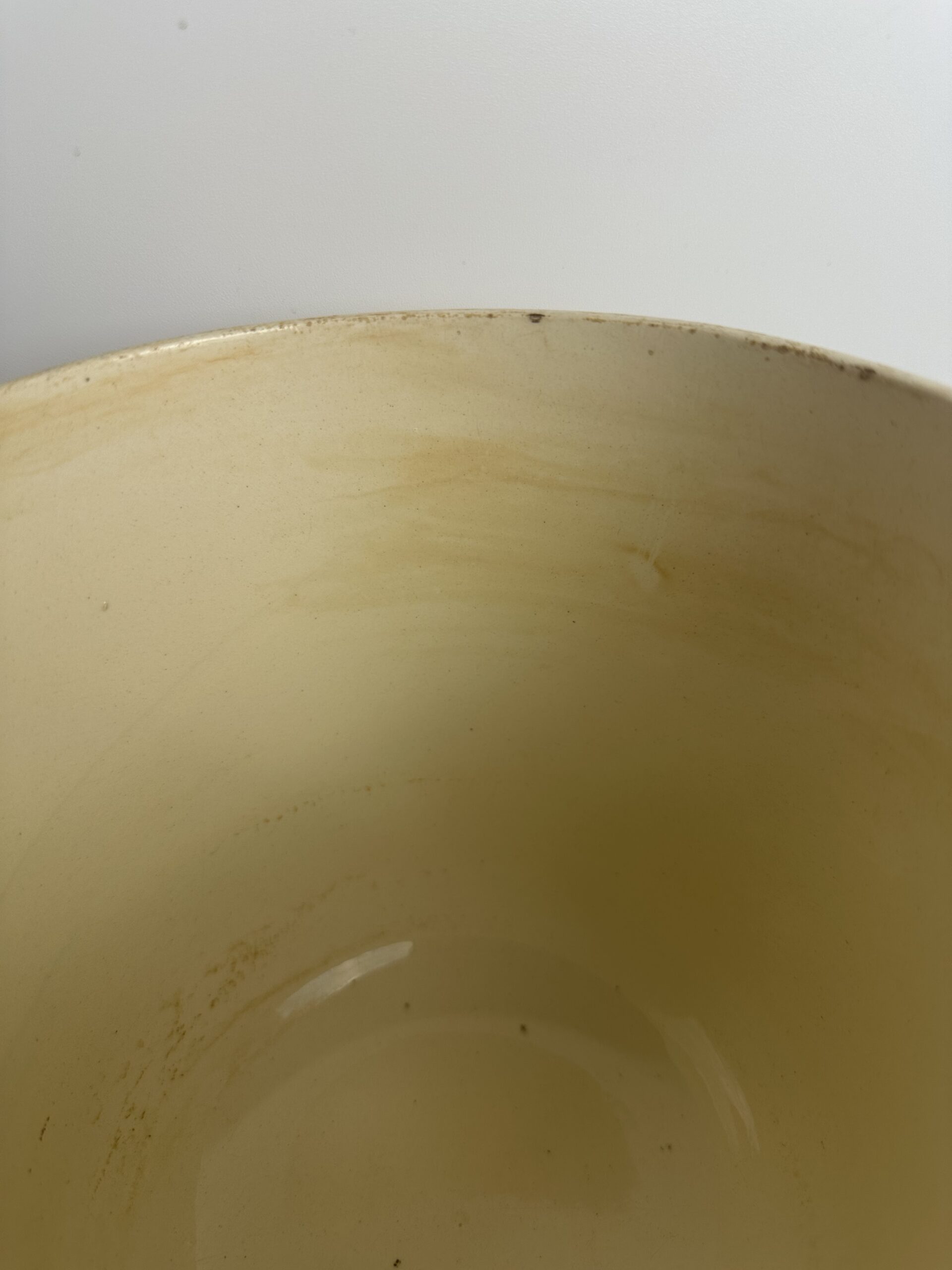 Ancien pot à confiture Digoin Sarreguemines en grès émaillé – Image 4