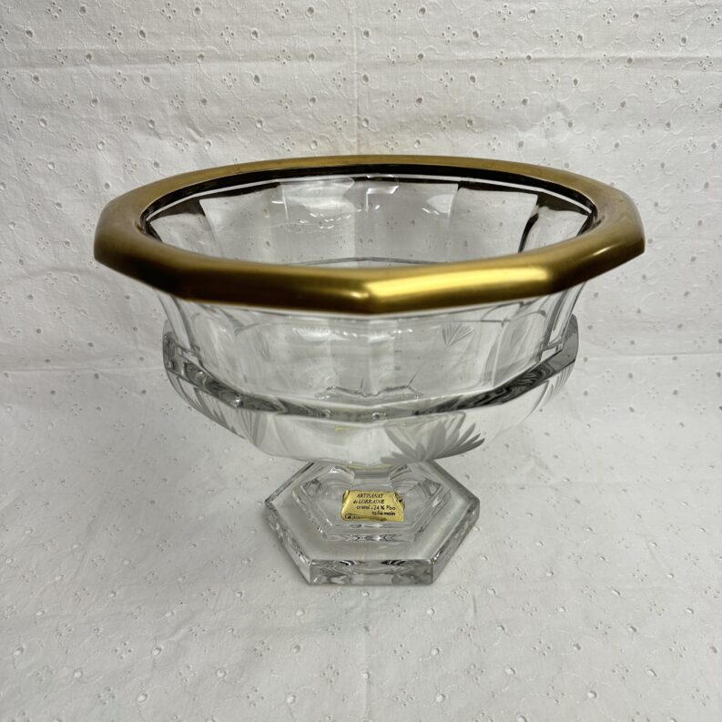 Coupe en cristal Artisanat de Lorraine