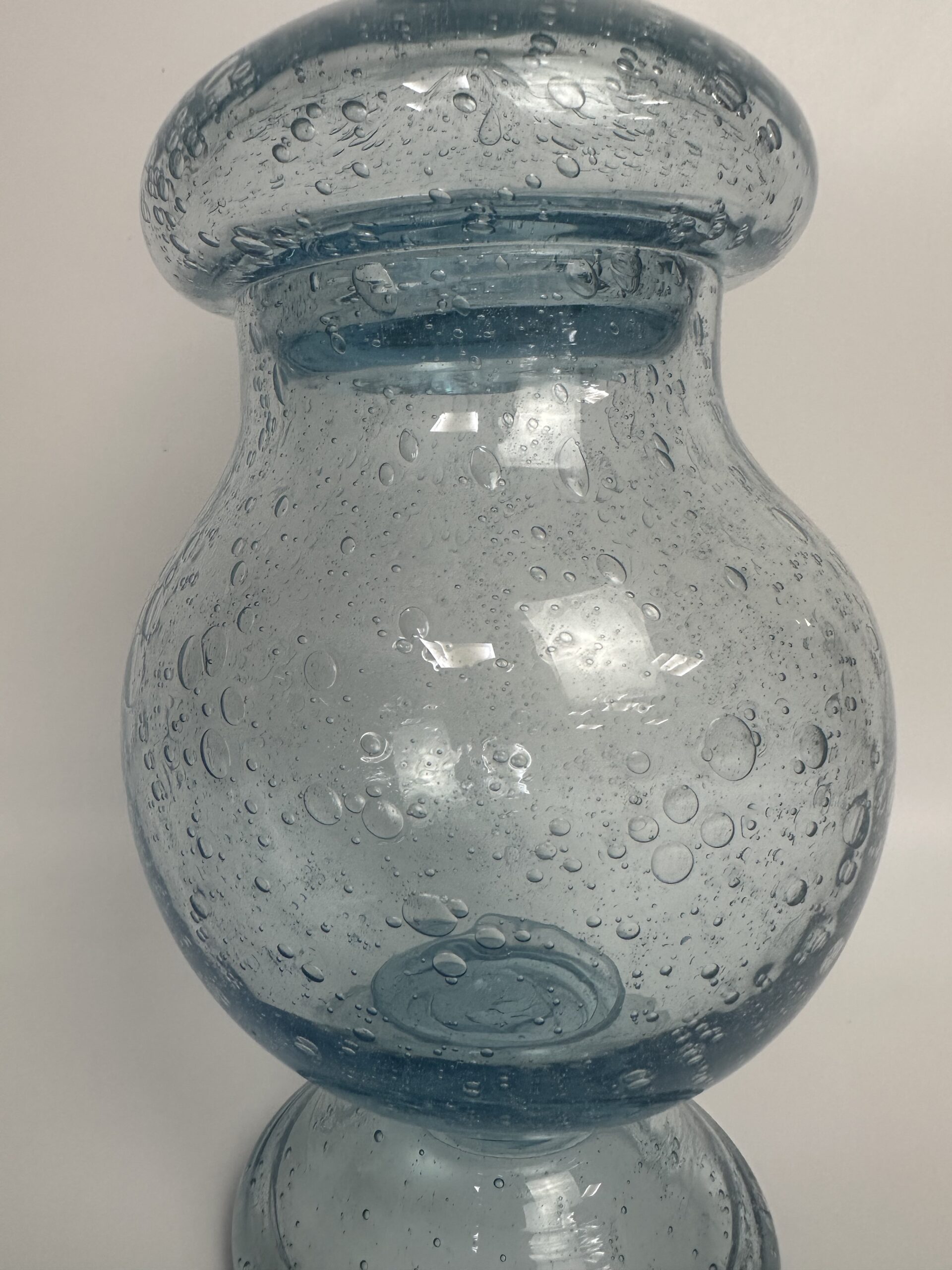 Bonbonnière bleue Biot en verre soufflé – Image 5